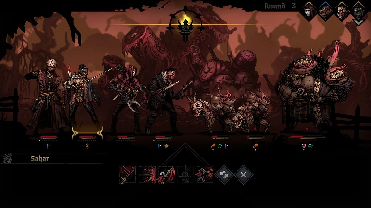 Darkest Dungeon II - road-trip party roguelite