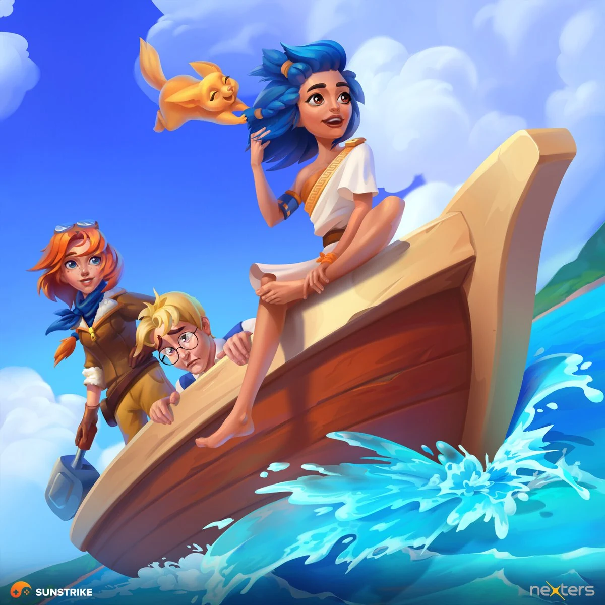 Illustration, created by SunStrike Studios artists for Puzzle Odyssey by Nexters Global