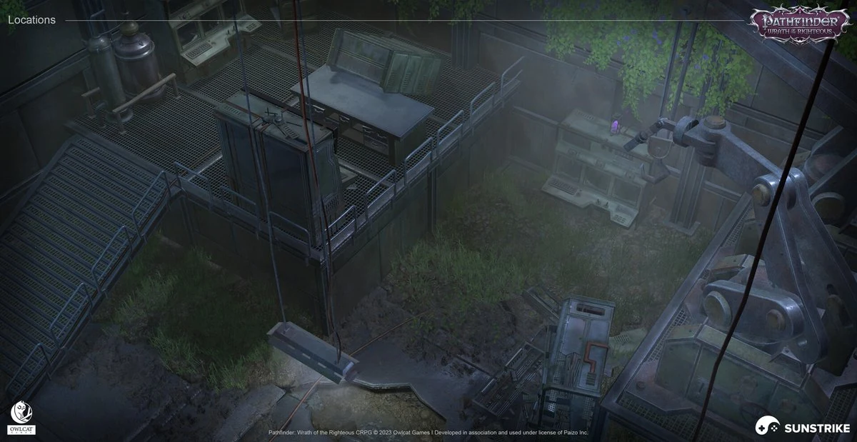 Location that we created for Pathfinder: Wrath of the Righteous - a new isometric single-player RPG - an indirect sequel to Pathfinder: Kingmaker being supervised by the Owlcat Games company