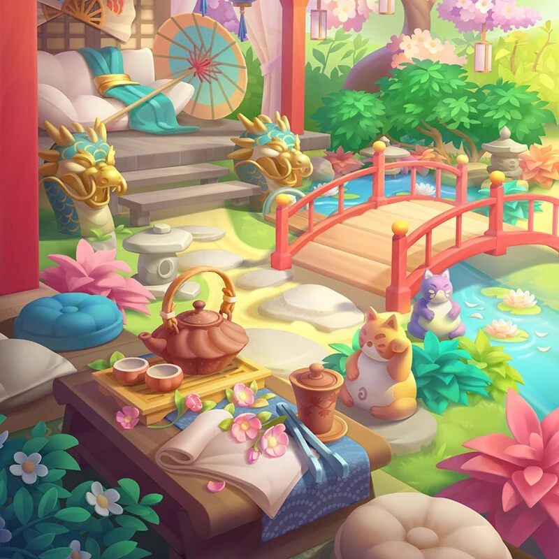 BACKGROUNDS FOR MERGE GAME