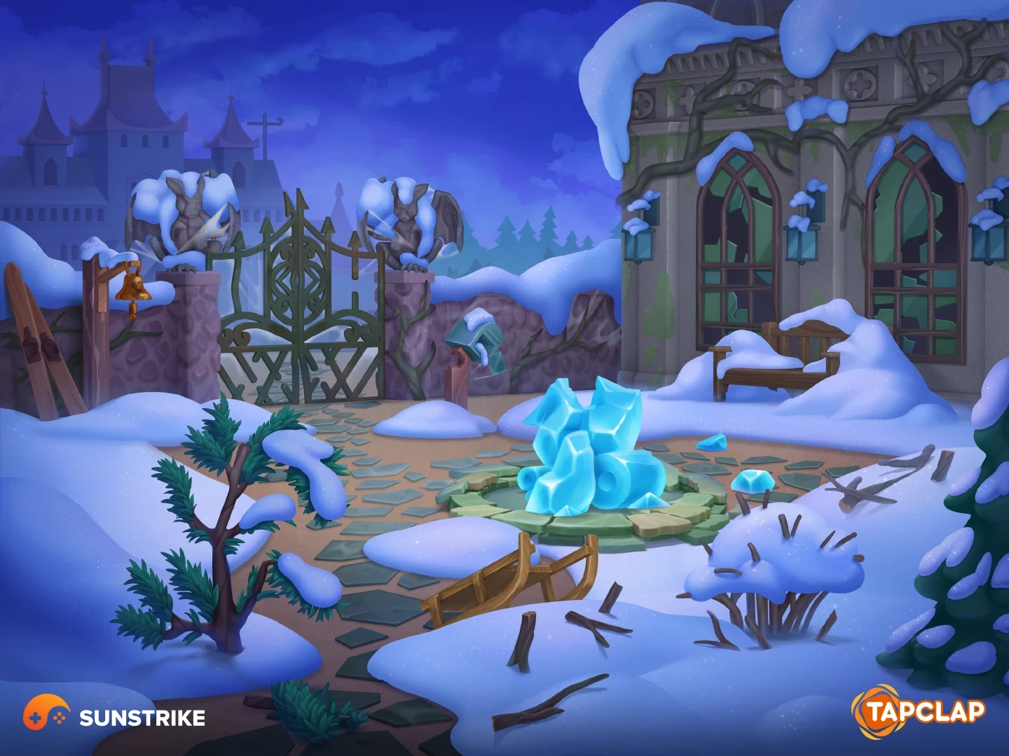 Game illustration for Tapclap: DesignVille
