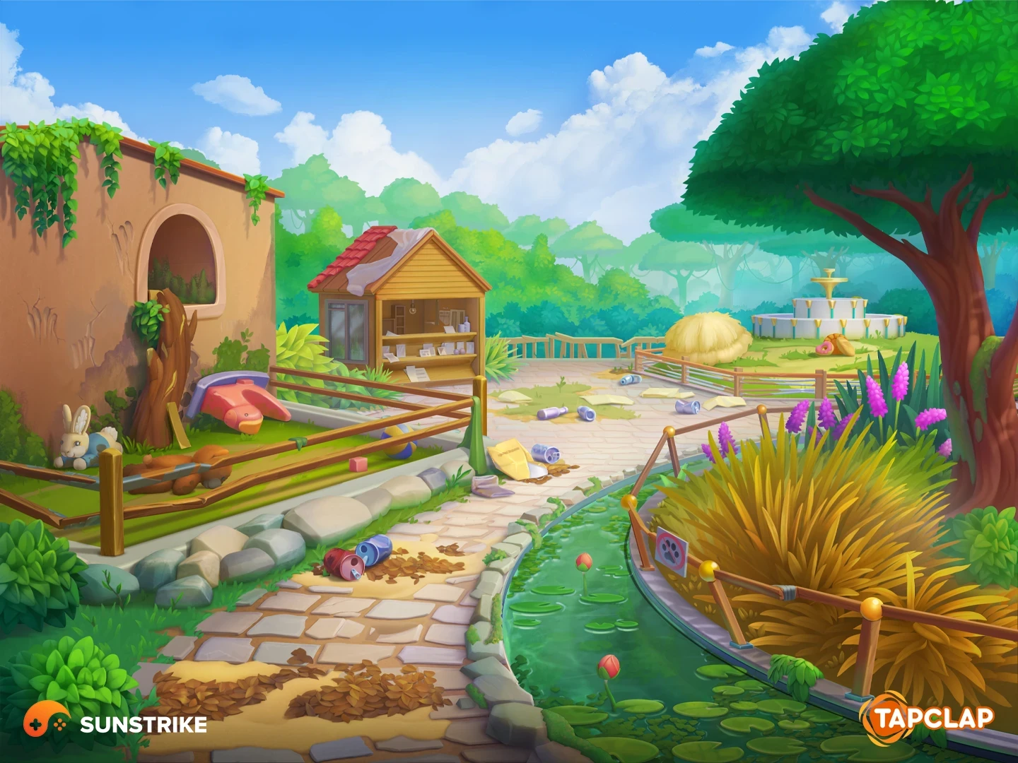 Game illustration for Tapclap: DesignVille