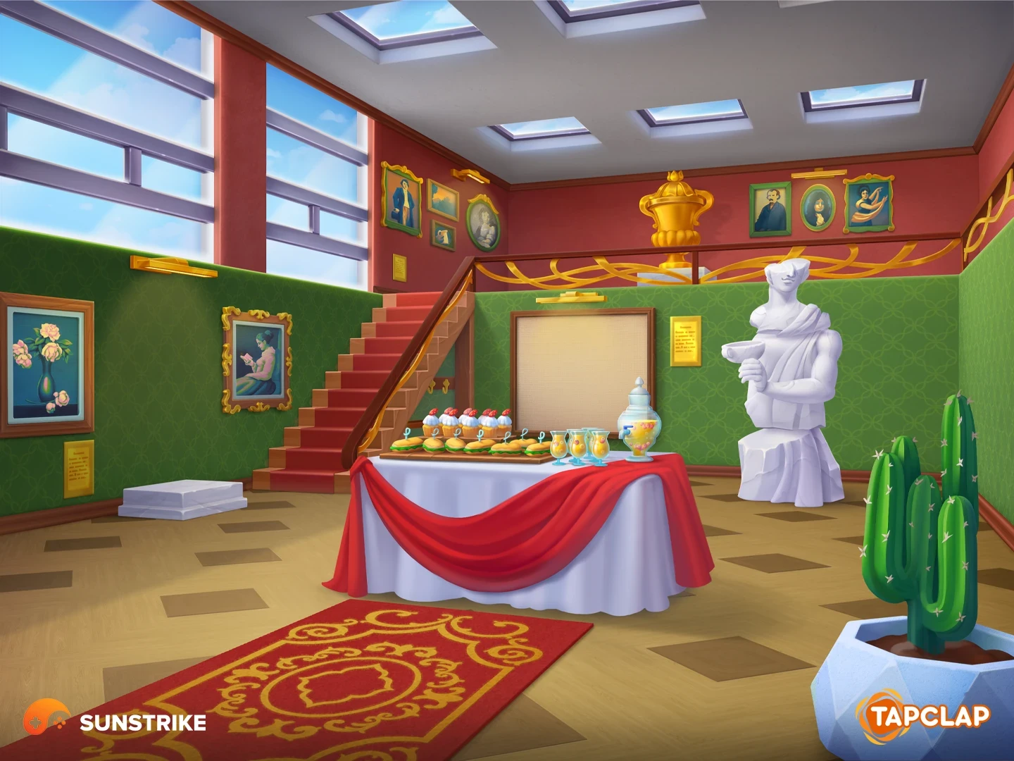 Game illustration for Tapclap: DesignVille
