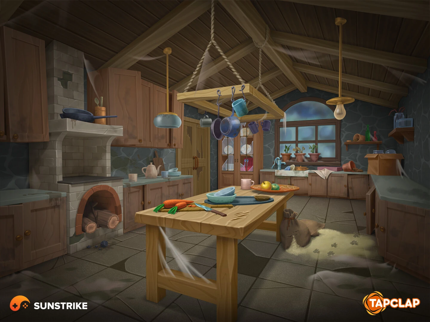Game illustration for Tapclap: DesignVille