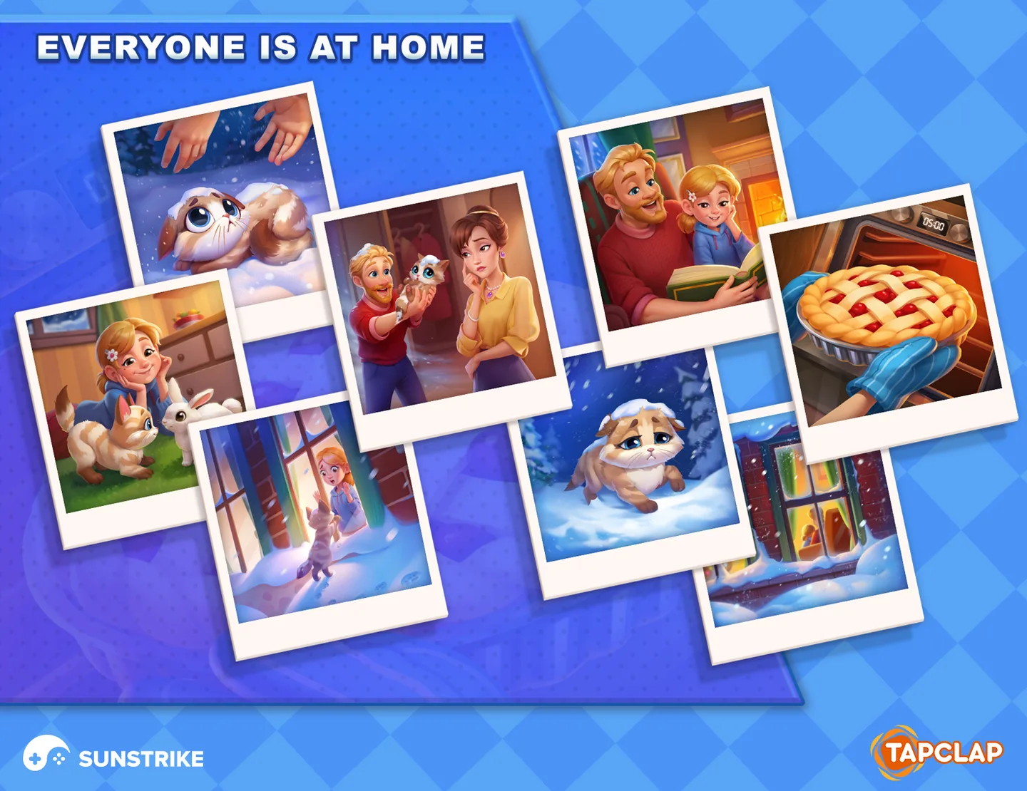 Home-life themed merge item set for Tapclap: DesignVille