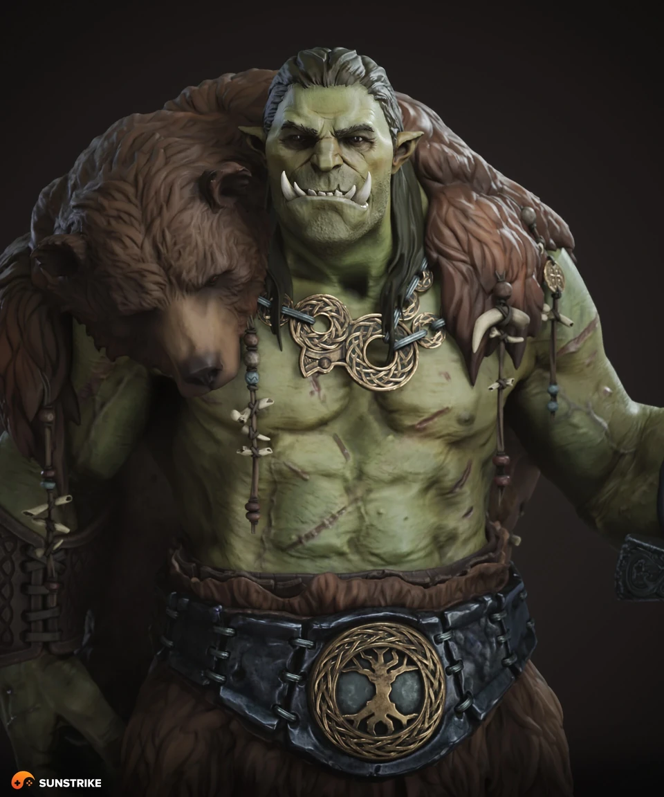 Hero character from Orc Warrior