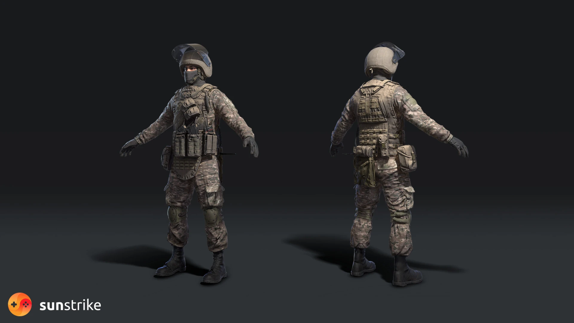Realistic character design for SOBR Squad
