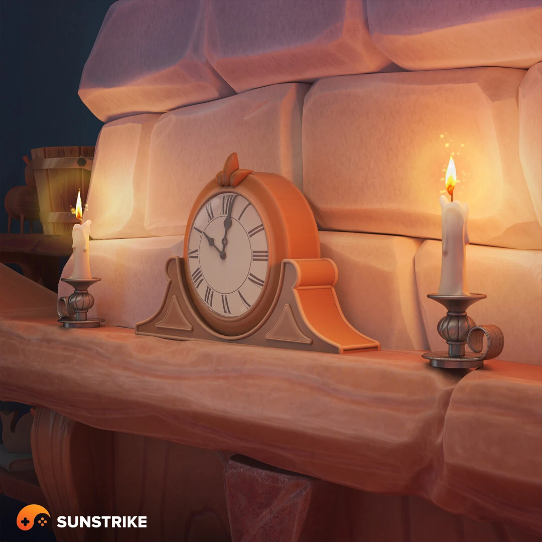 Atmospheric location detail for Toy Workshop