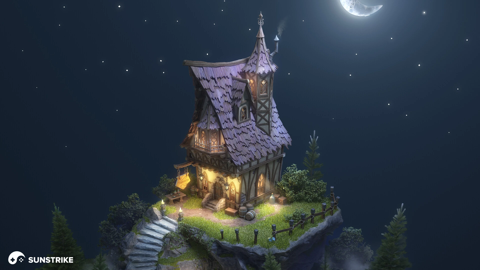 3D game environment design - 3D Dioramas