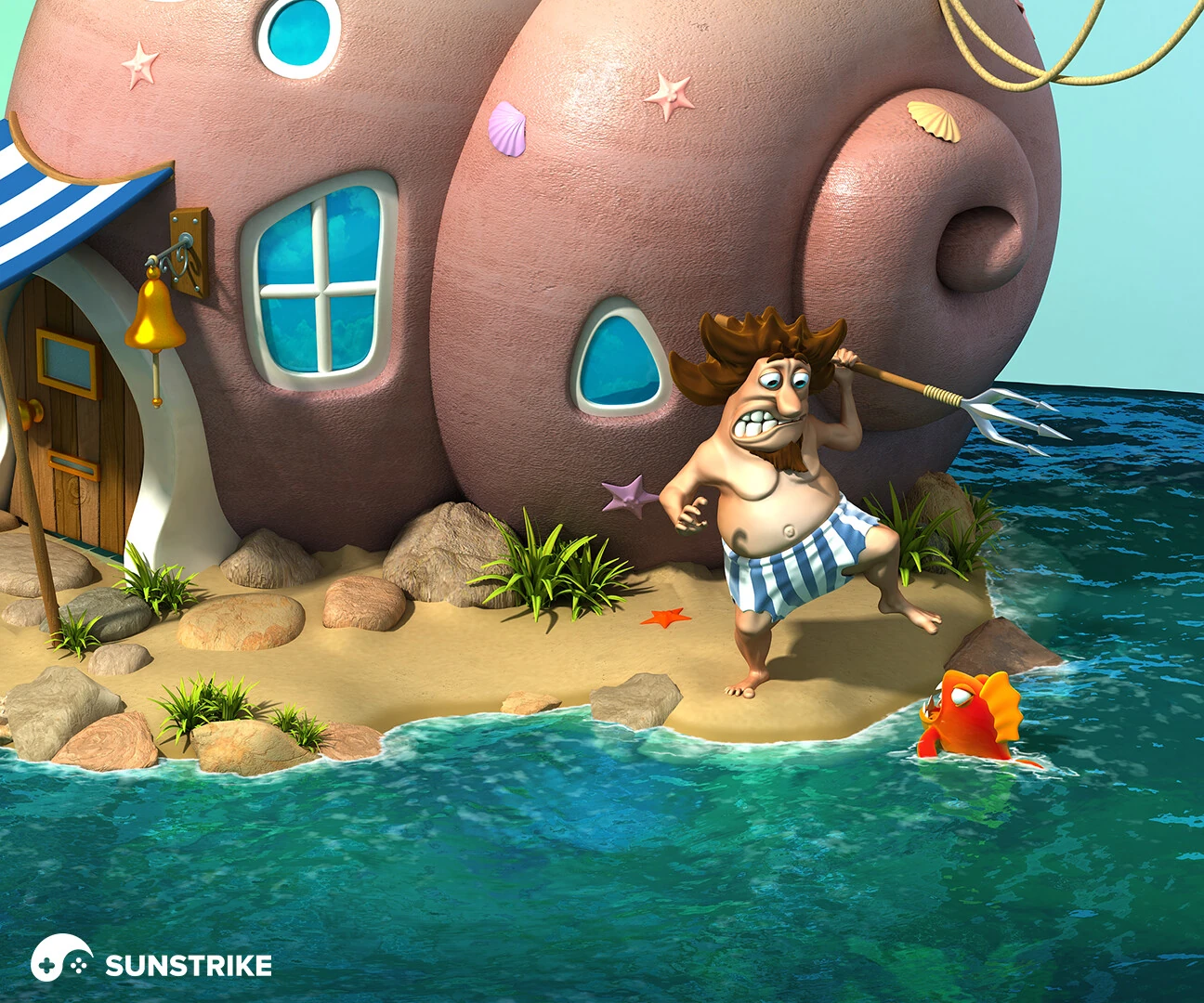 Environment scene from Island of the Underwater Devil
