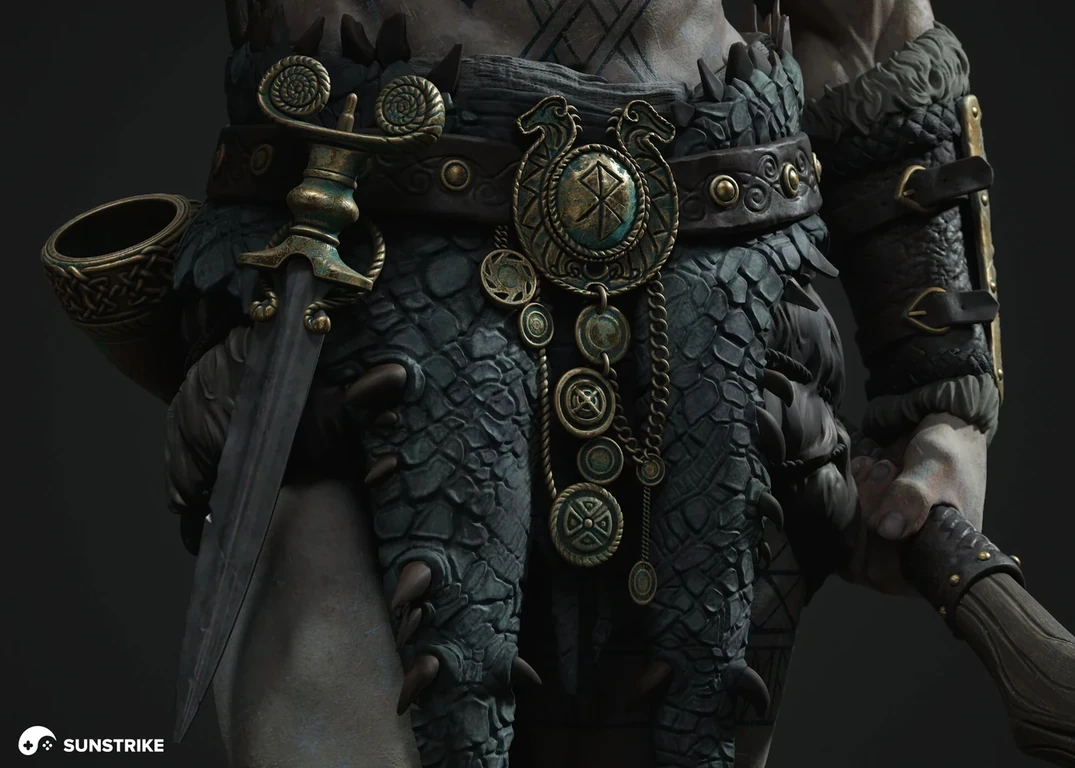 Game character art from Celtic Warrior