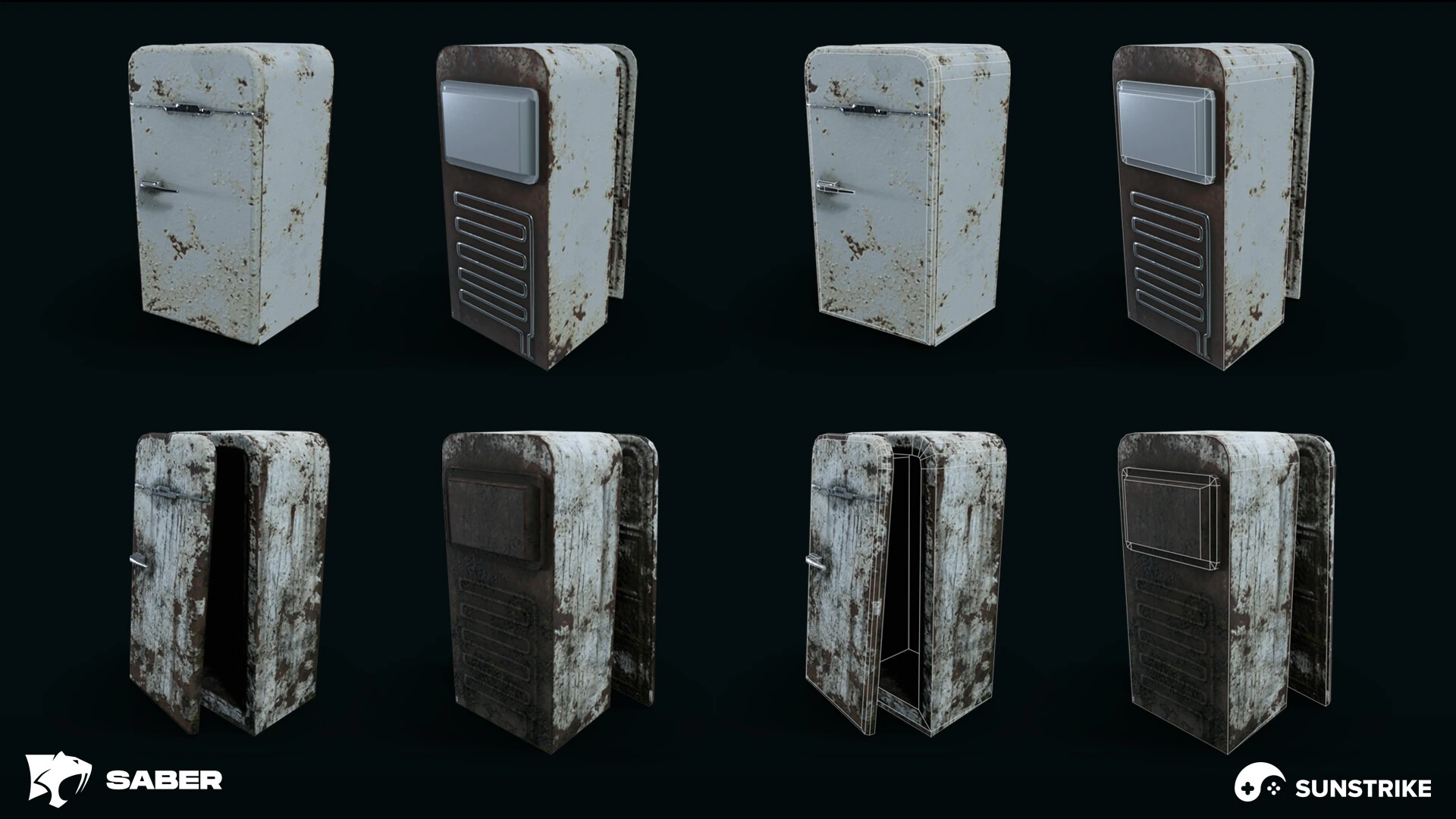 3D PBR props for games - Saber: SnowRunner