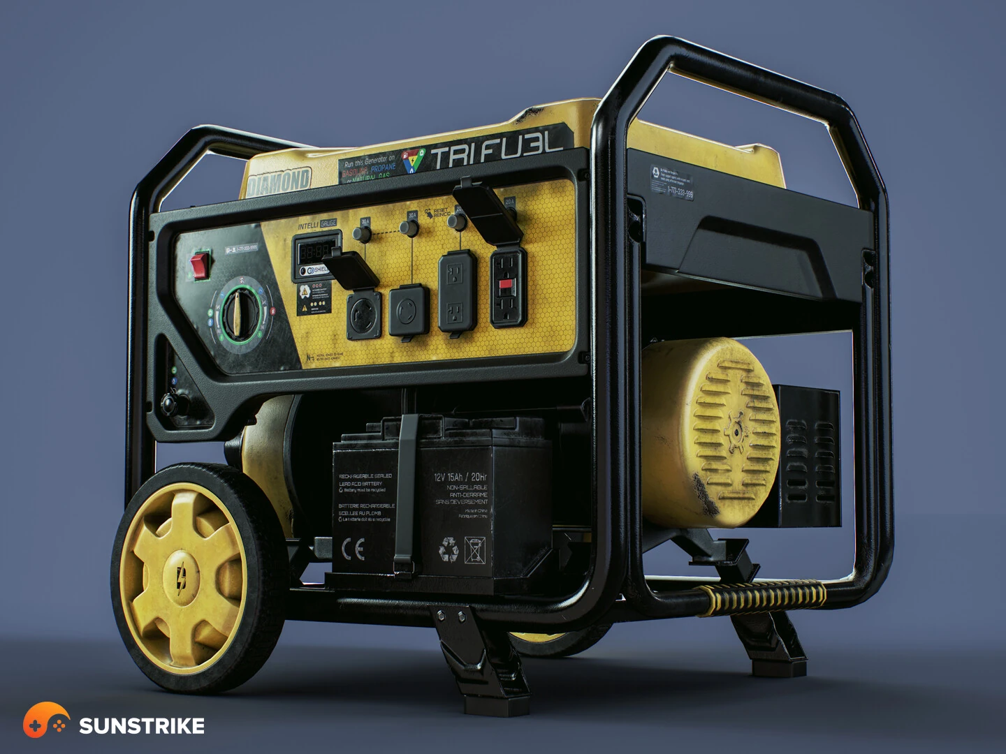 3D prop model for Gas Generator Model