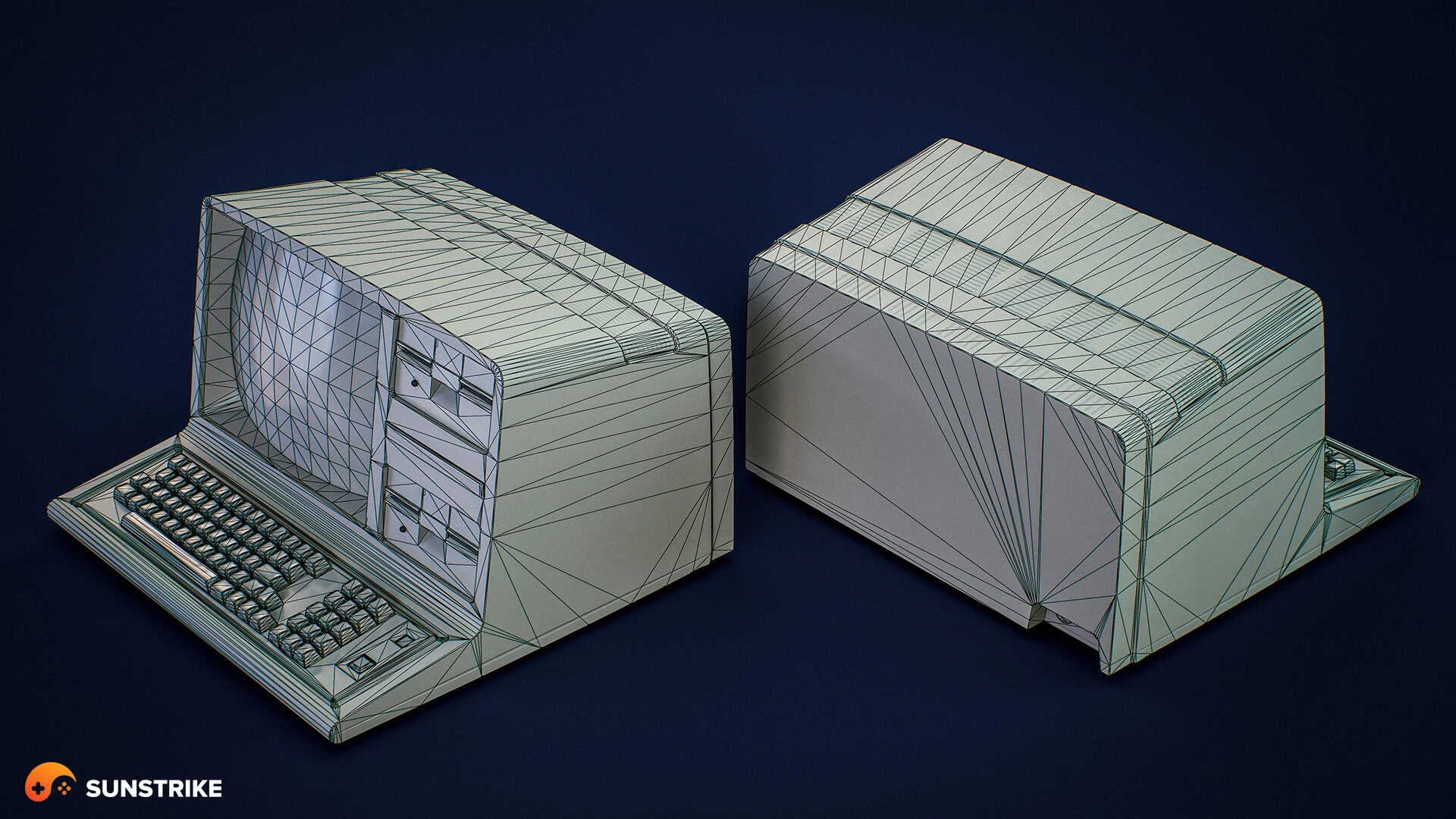 3D prop model for TRS-80 Computer
