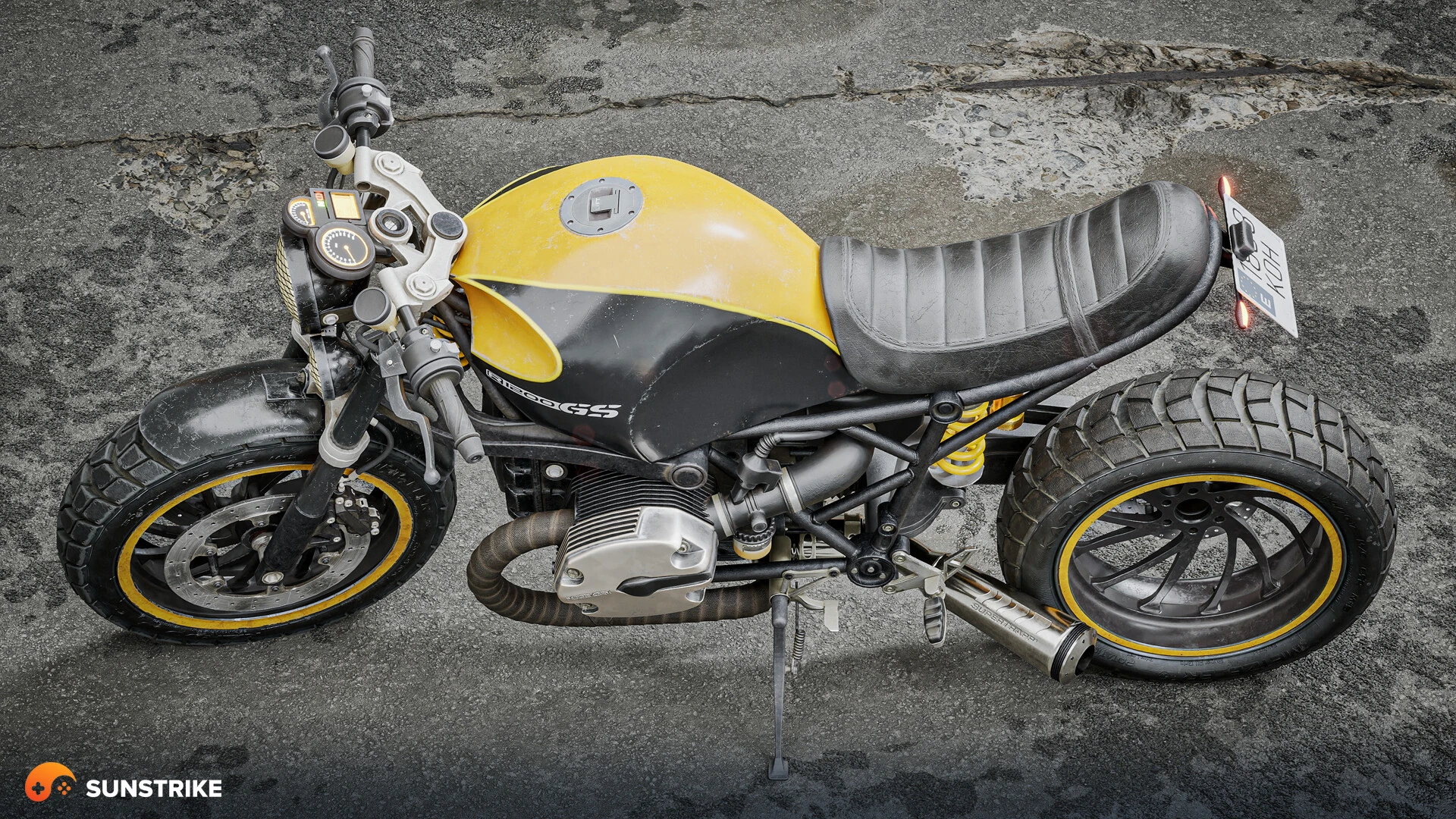 Realistic prop render for R 1200 GS
