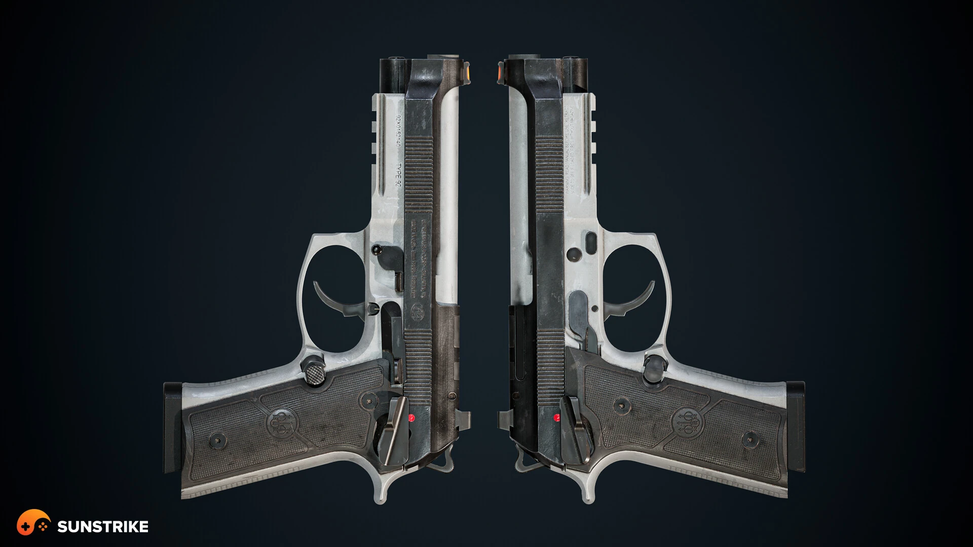 3D prop model for Beretta 92 Model