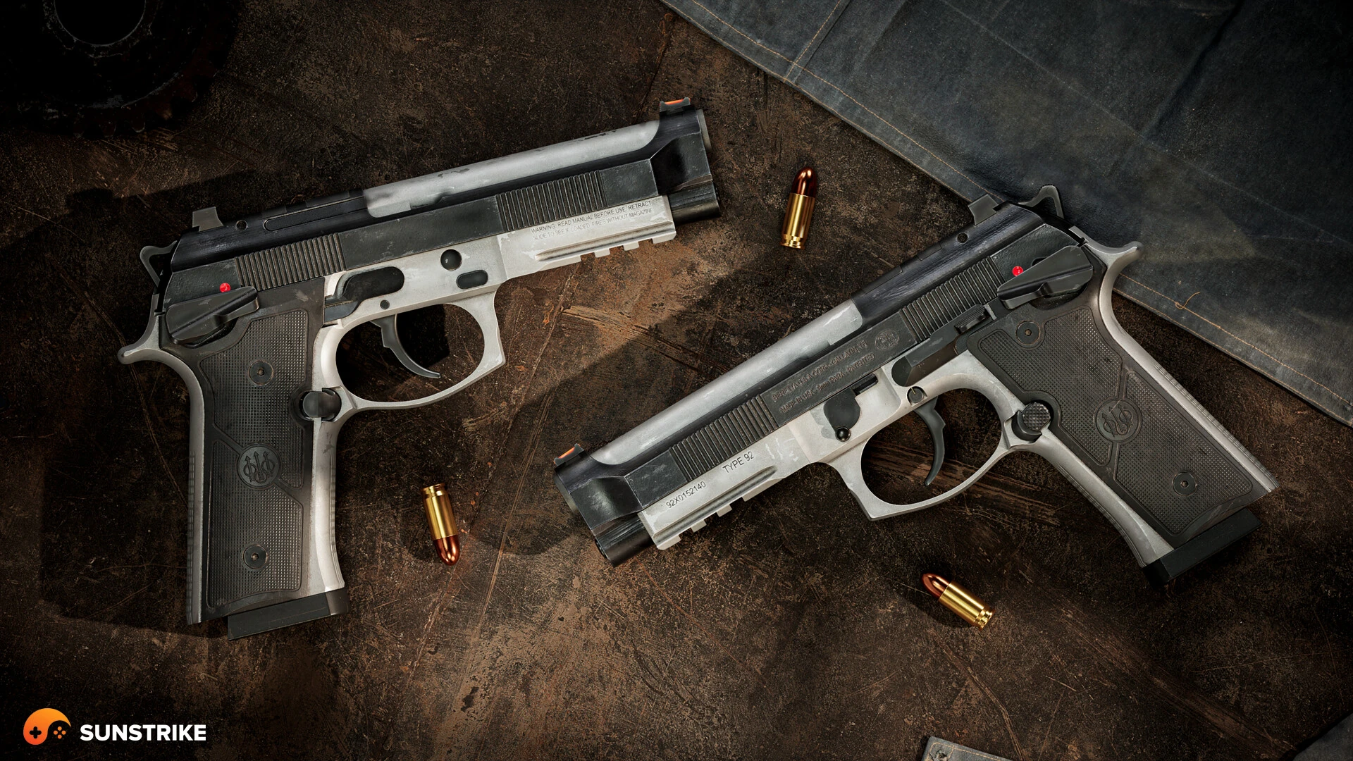 Asset turntable from Beretta 92 Model