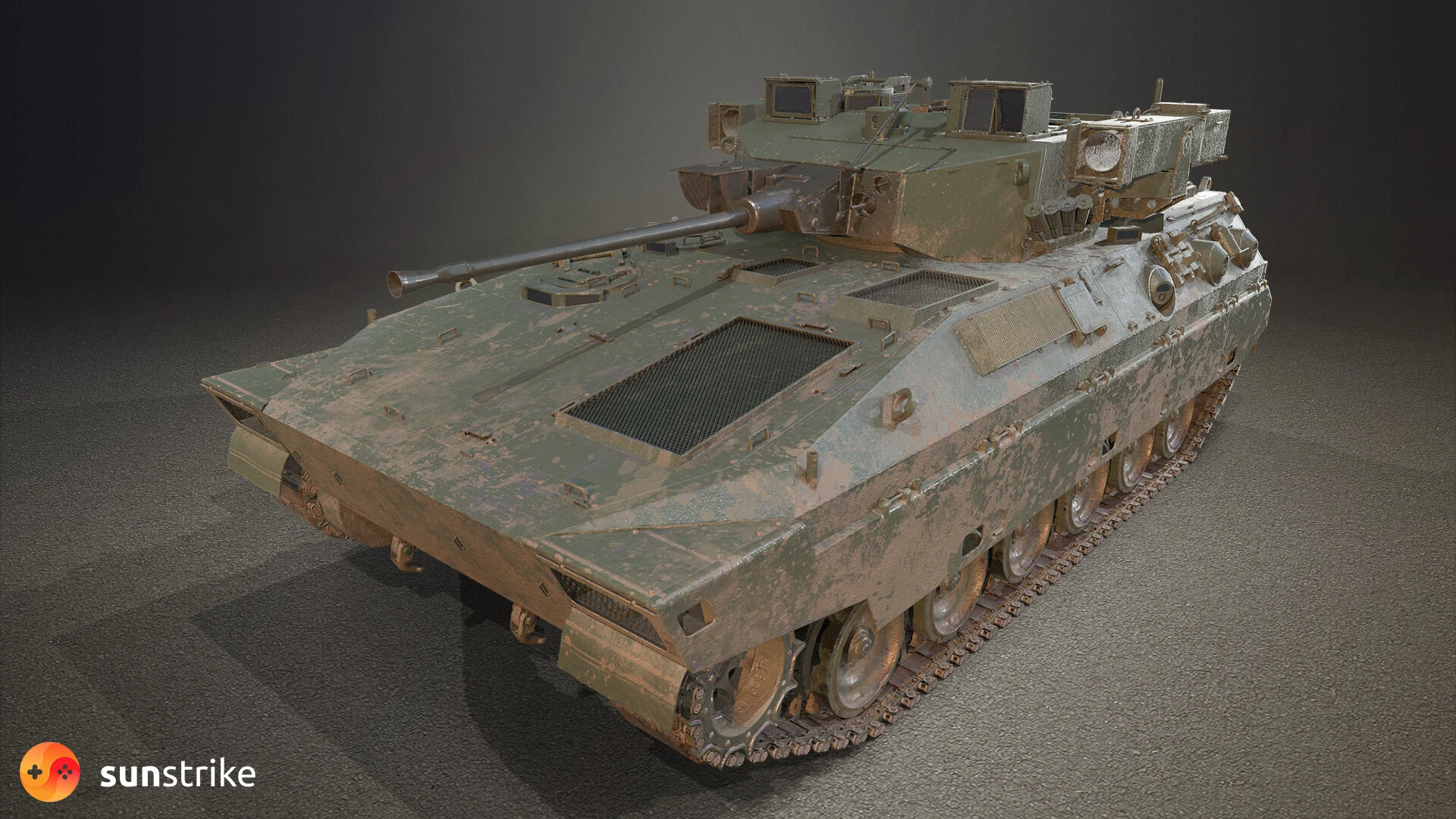 Video game ad visual for Wishlist: Armored Warfare