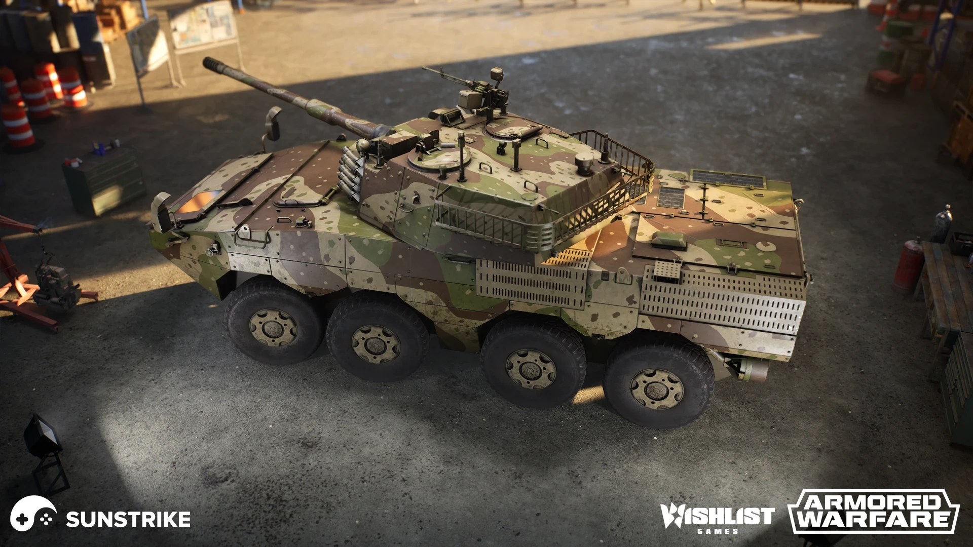 Production-ready prop for Wishlist: Armored Warfare