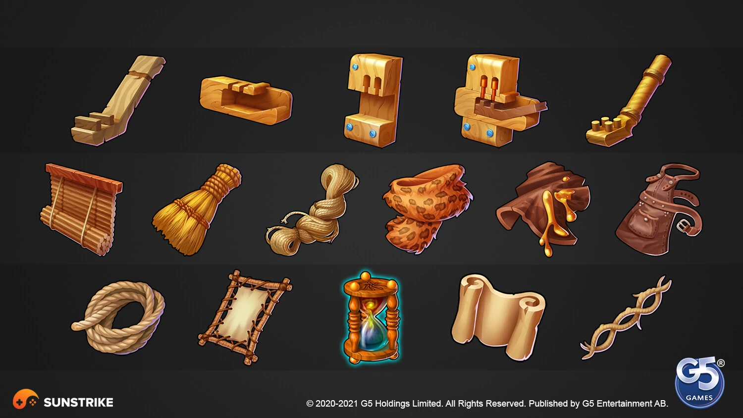 Interface element from G5 Games: Jewels of Egypt