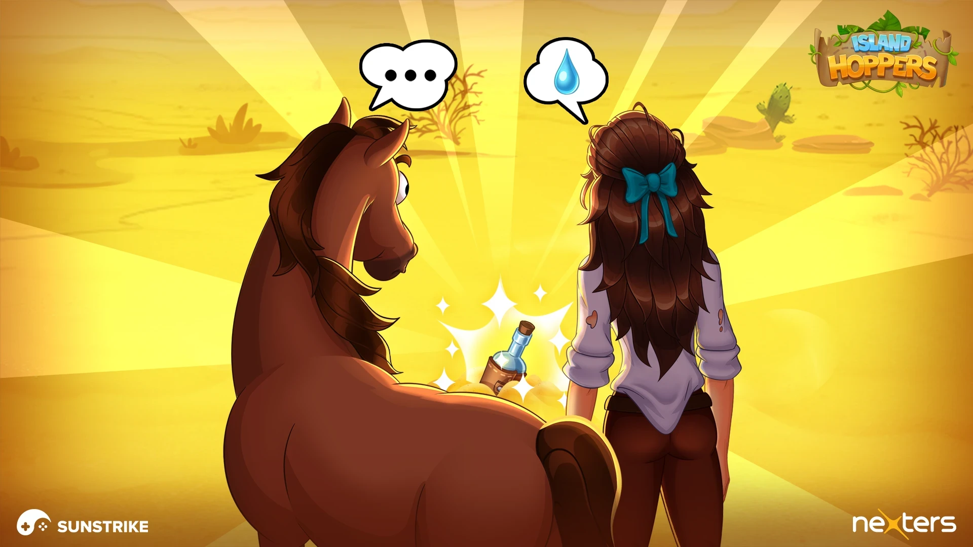 Video game ad visual for Nexters: Island Hoppers