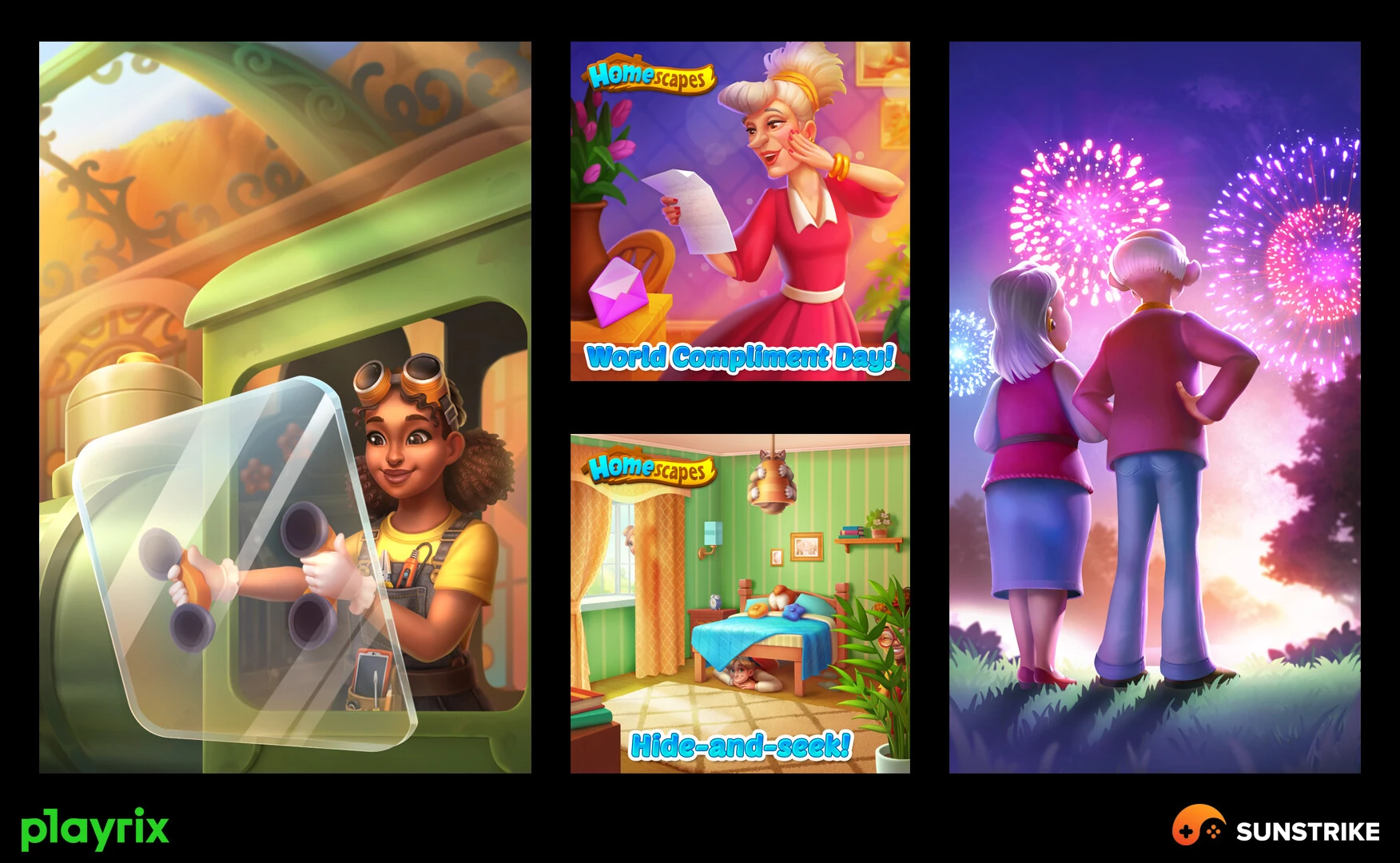 Marketing art for Playrix: Homescapes