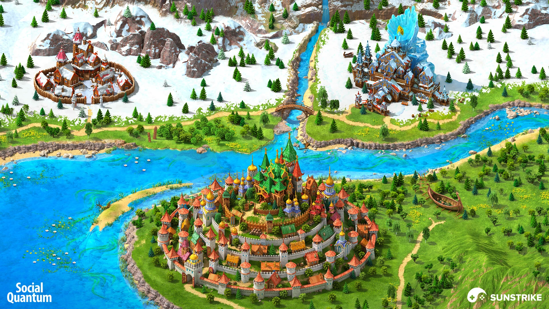 Isometric location design for Social Quantum: Megapolis