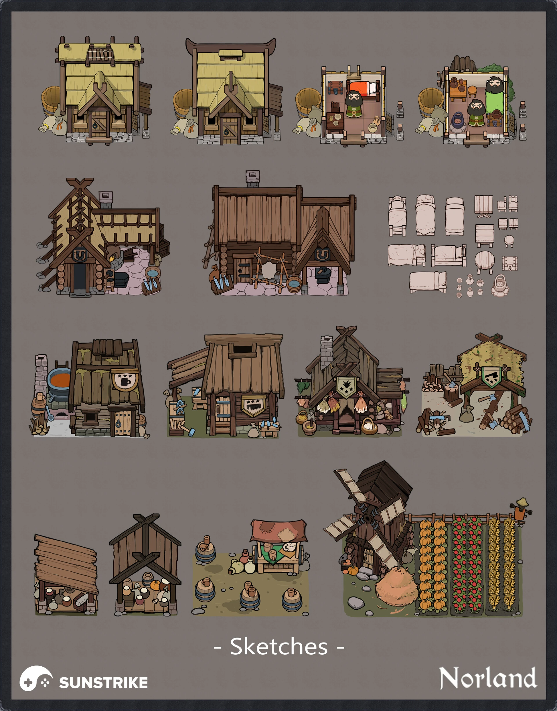 Isometric scene from Long Jaunt Studio: Norland
