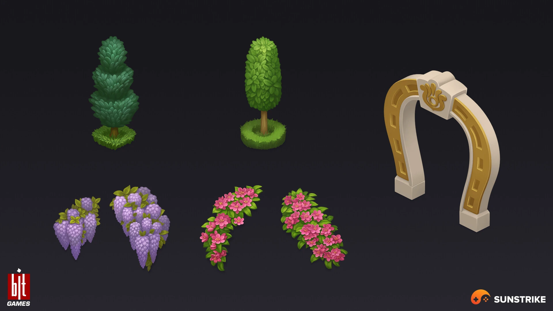 Isometric location design for BIT.GAMES: Storyngton Hall