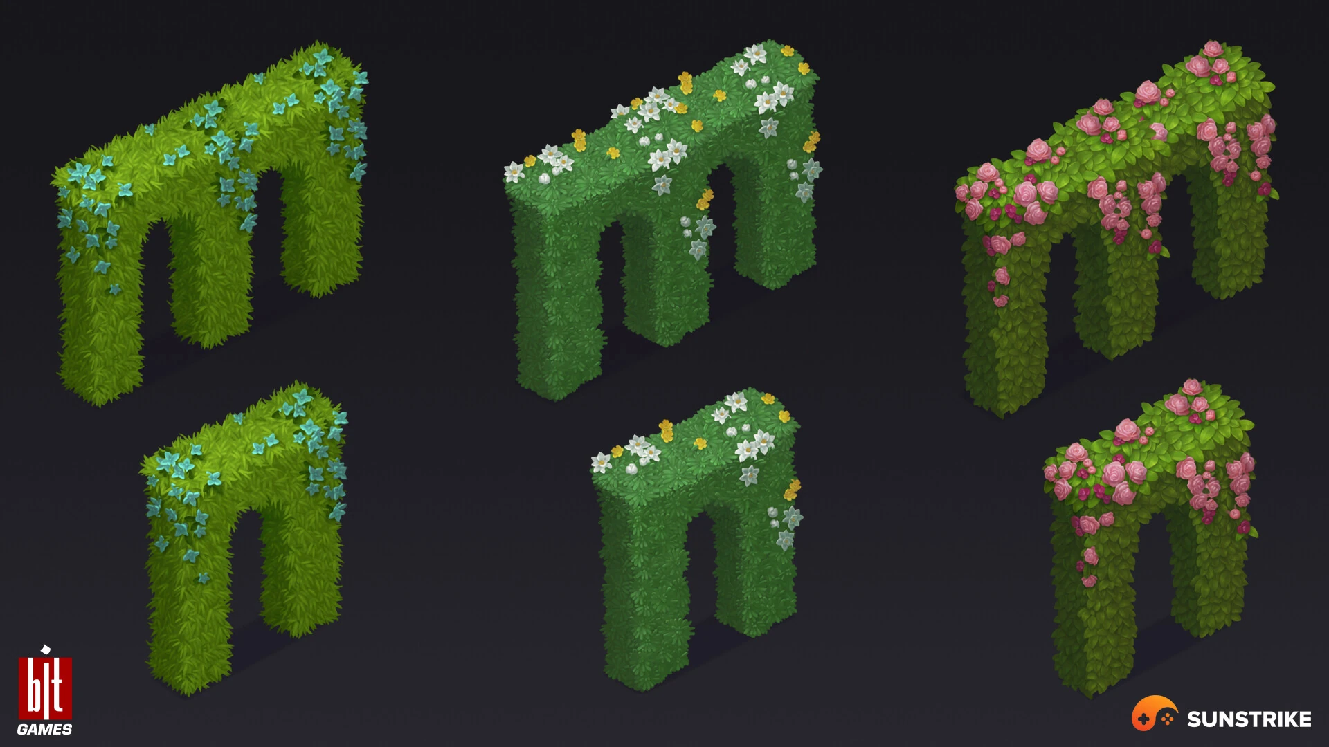 Isometric location design for BIT.GAMES: Storyngton Hall