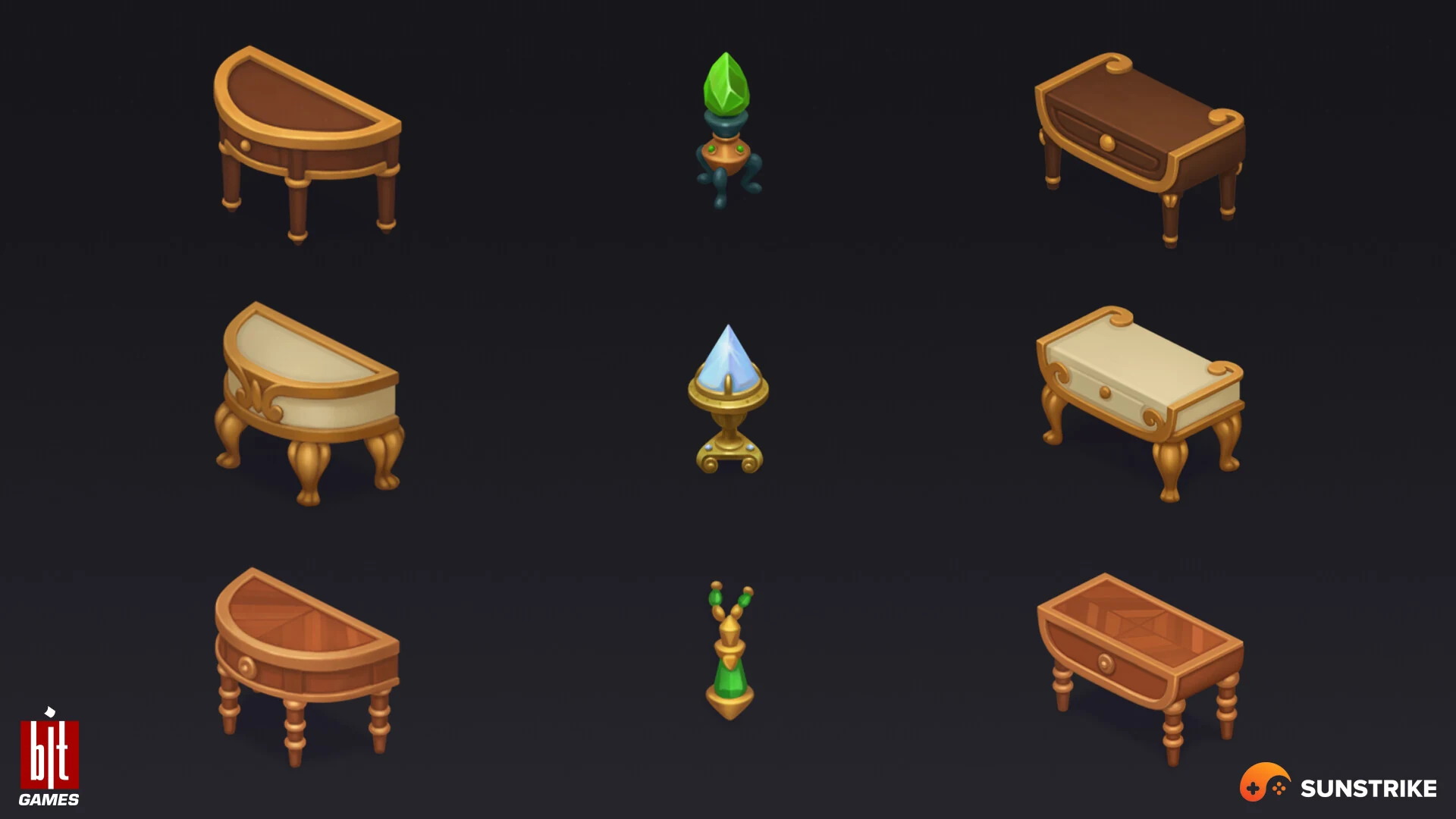 Isometric scene from BIT.GAMES: Storyngton Hall