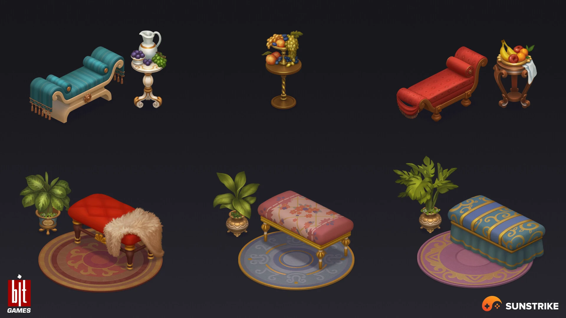 Isometric scene from BIT.GAMES: Storyngton Hall