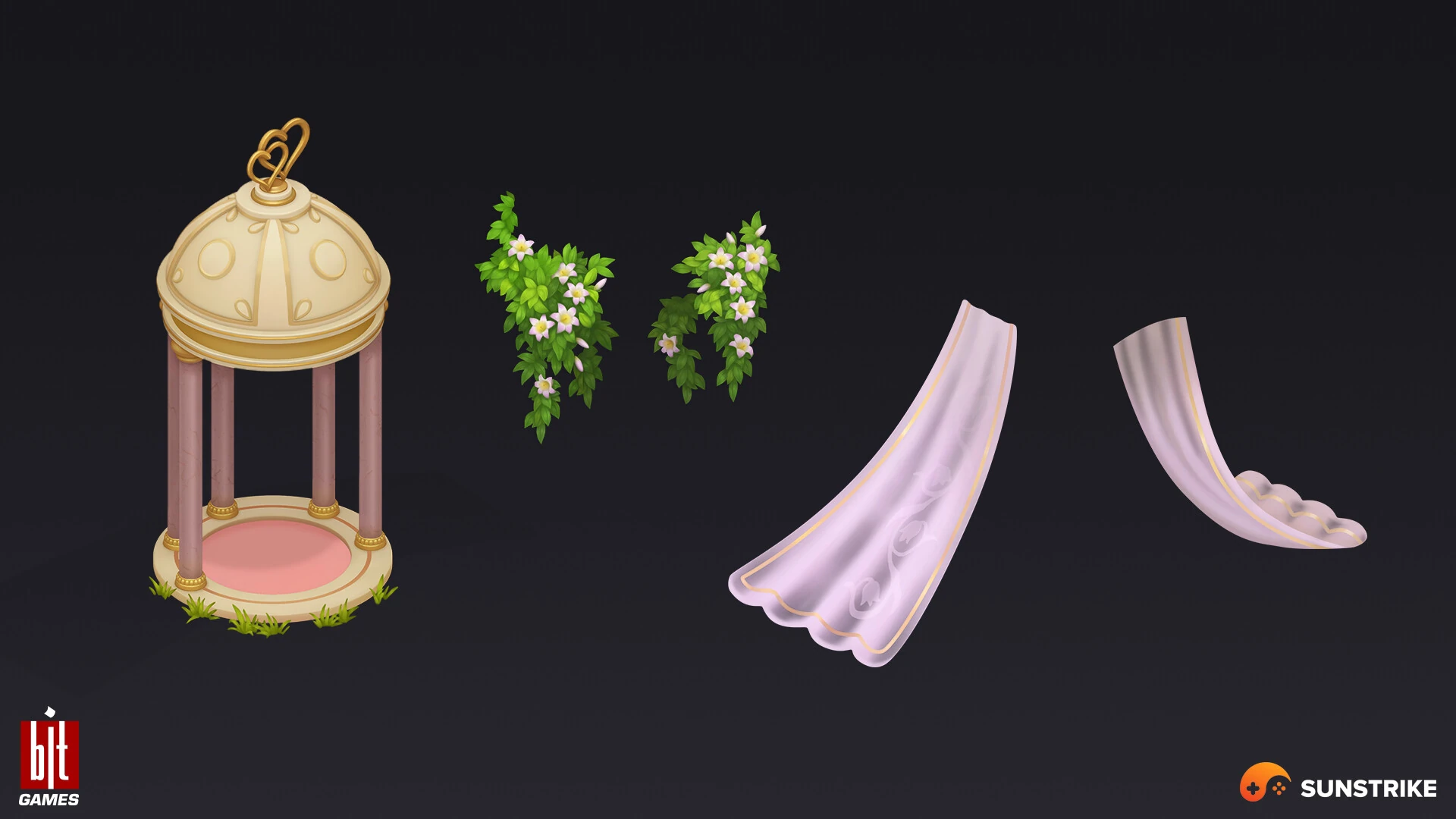 Isometric location design for BIT.GAMES: Storyngton Hall