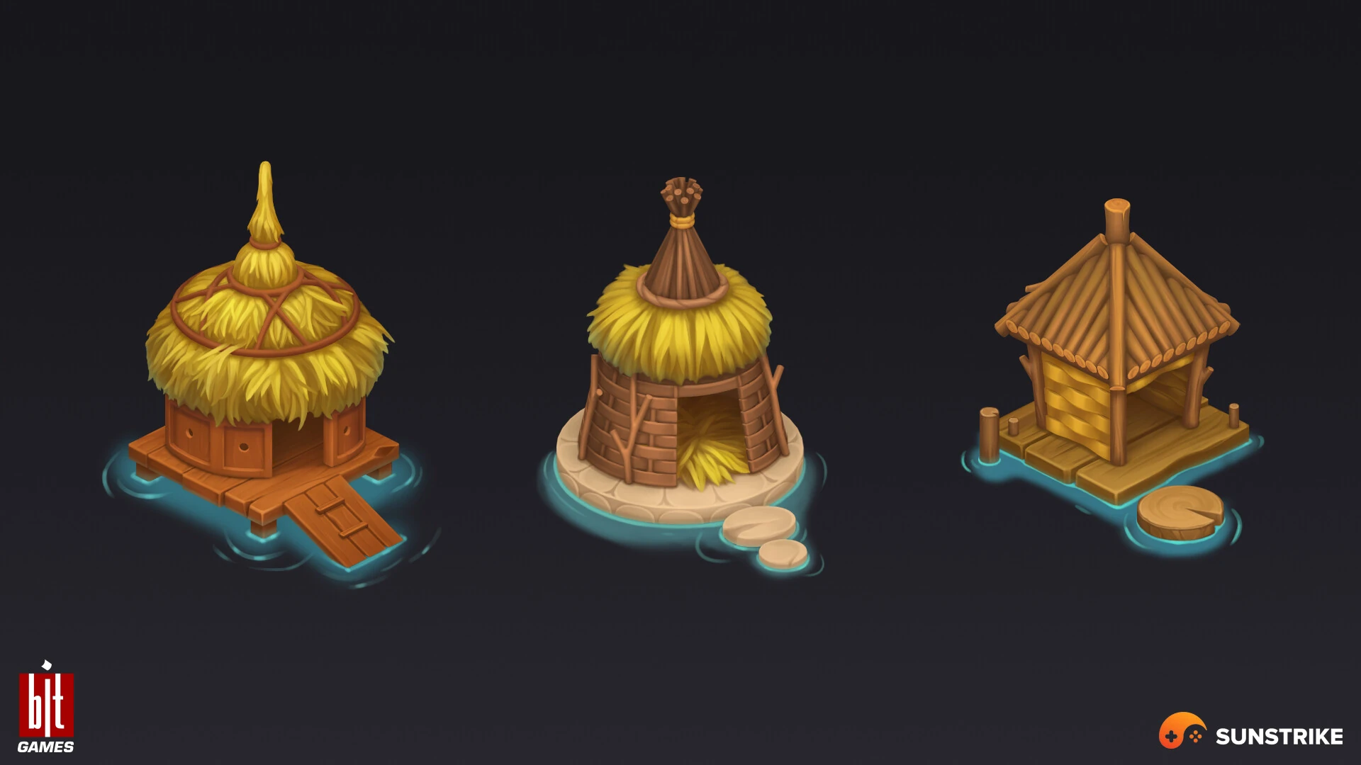 Isometric environment art for BIT.GAMES: Storyngton Hall