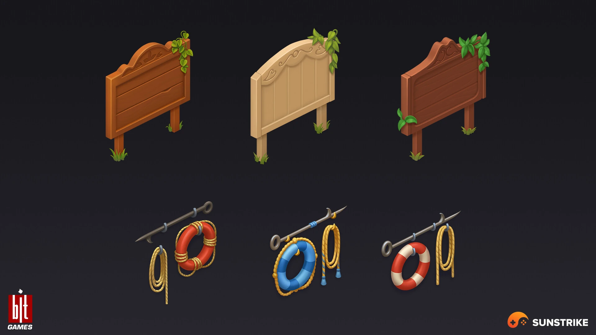 Isometric location design for BIT.GAMES: Storyngton Hall