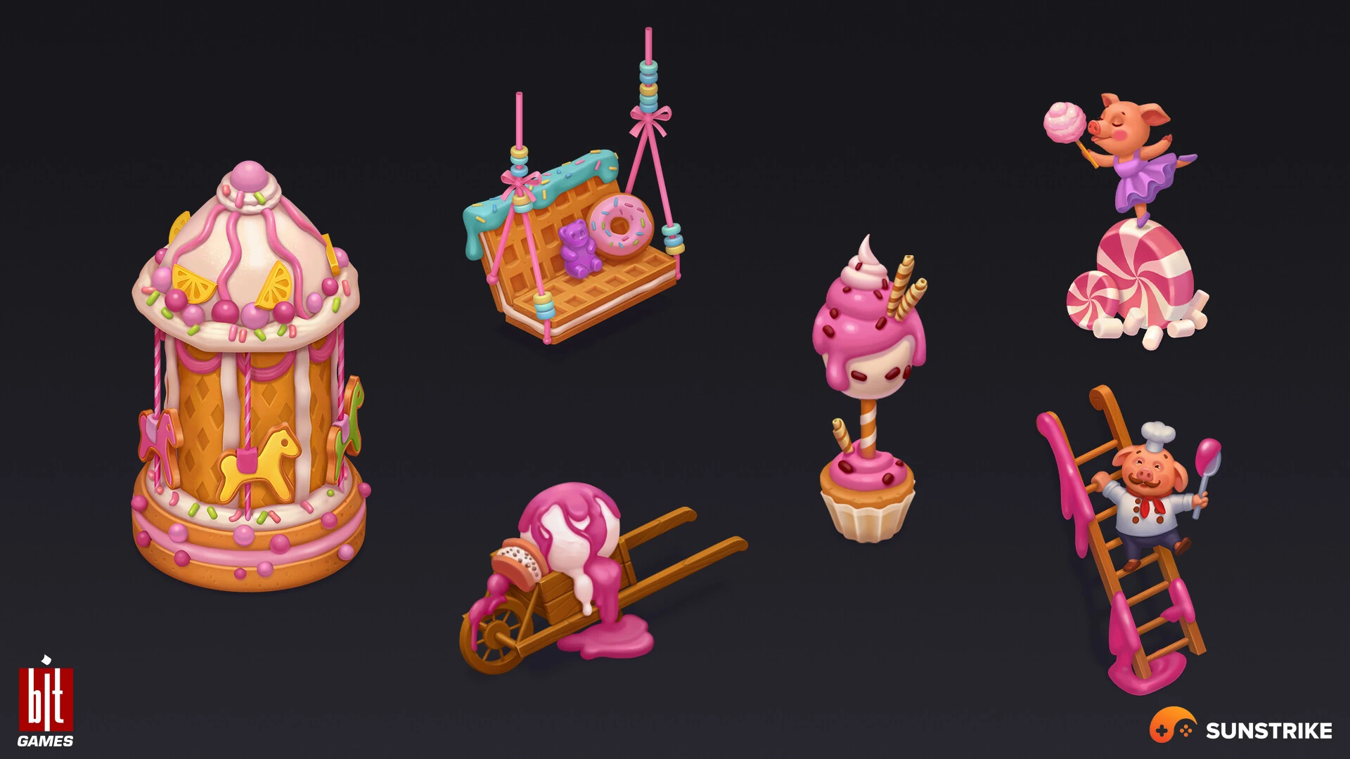 Isometric scene from BIT.GAMES: Storyngton Hall