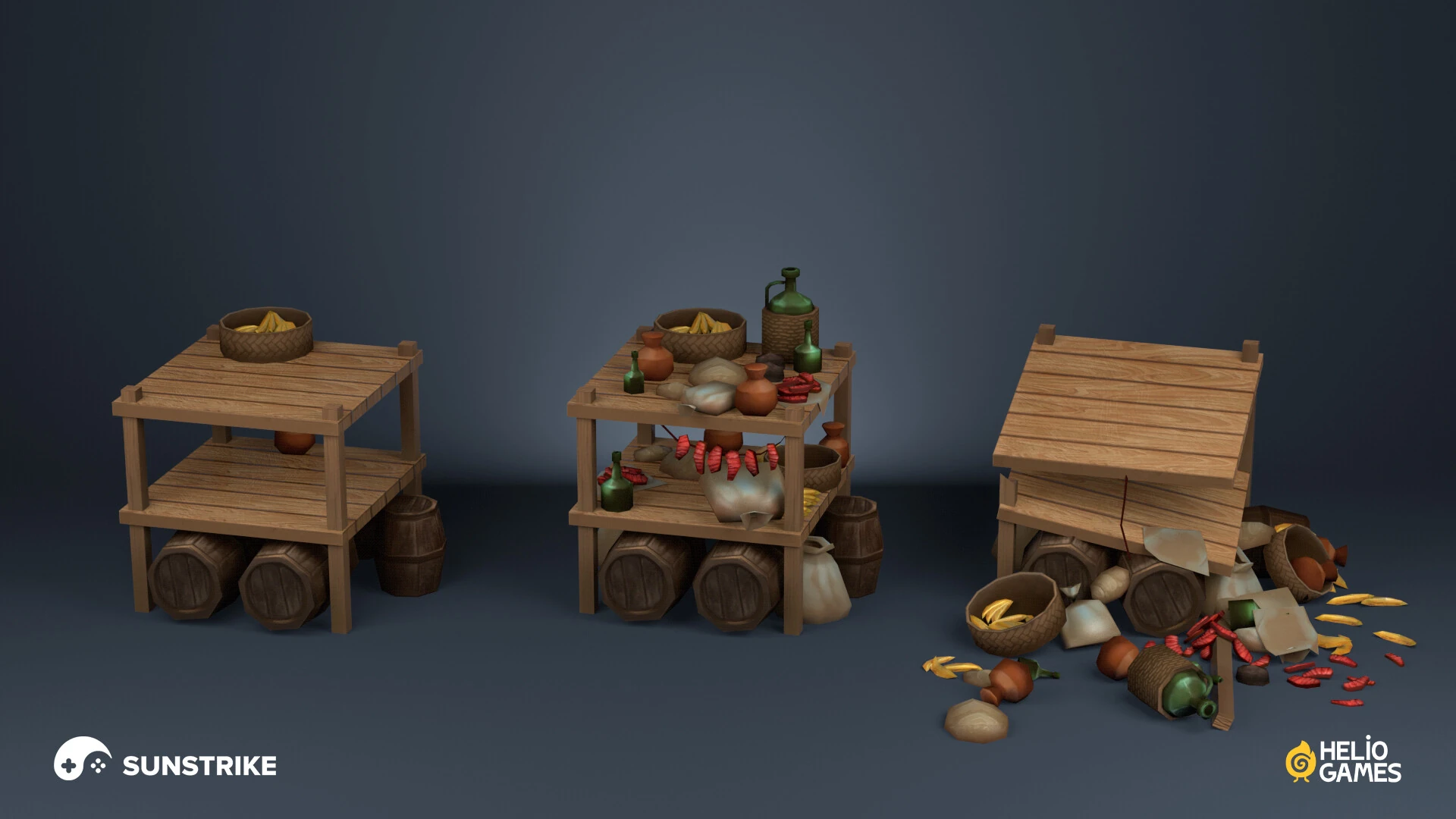 Isometric scene from Helio Games: Mutiny