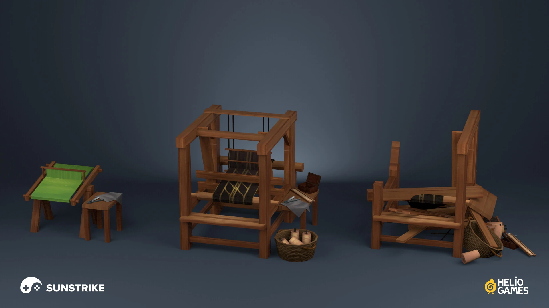 Isometric environment frame from Helio Games: Mutiny