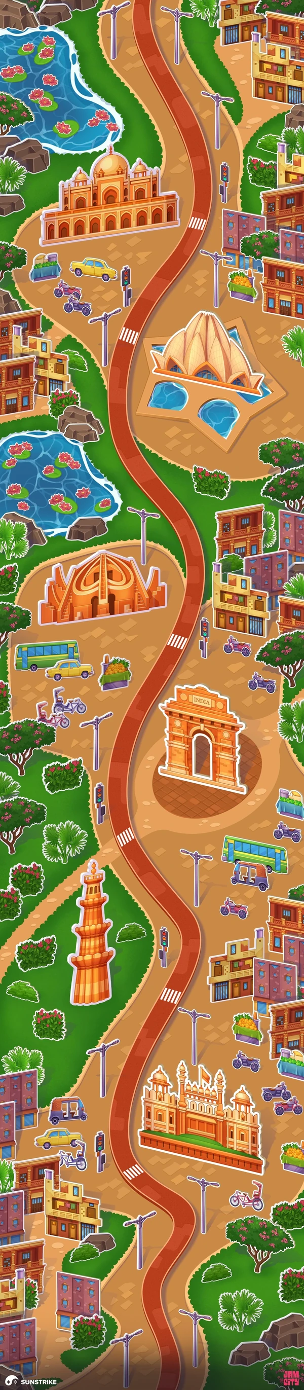 In-game UI screen from Jam City: Mahjong City