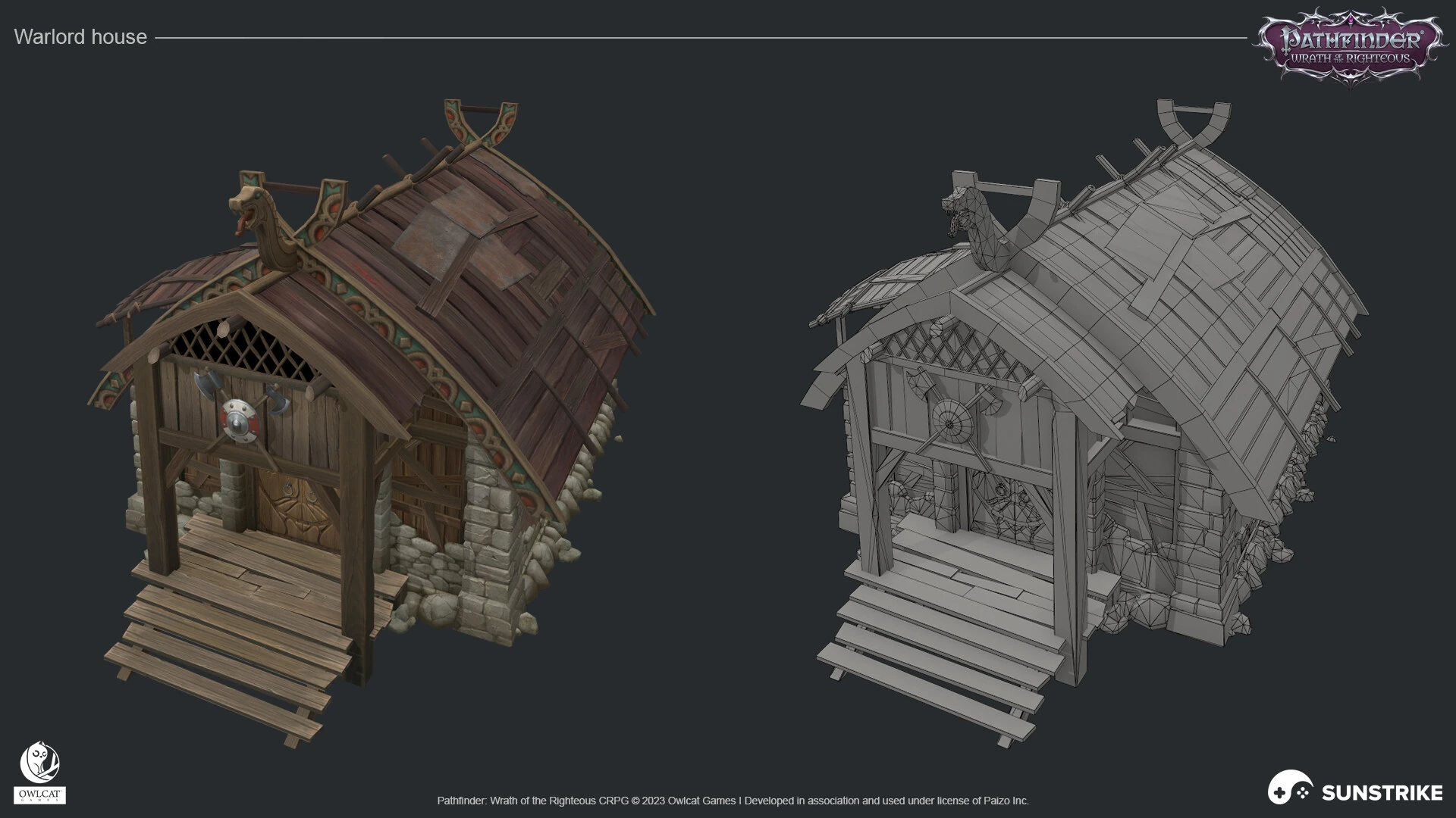Isometric environment frame from Owlcat Games: Pathfinder