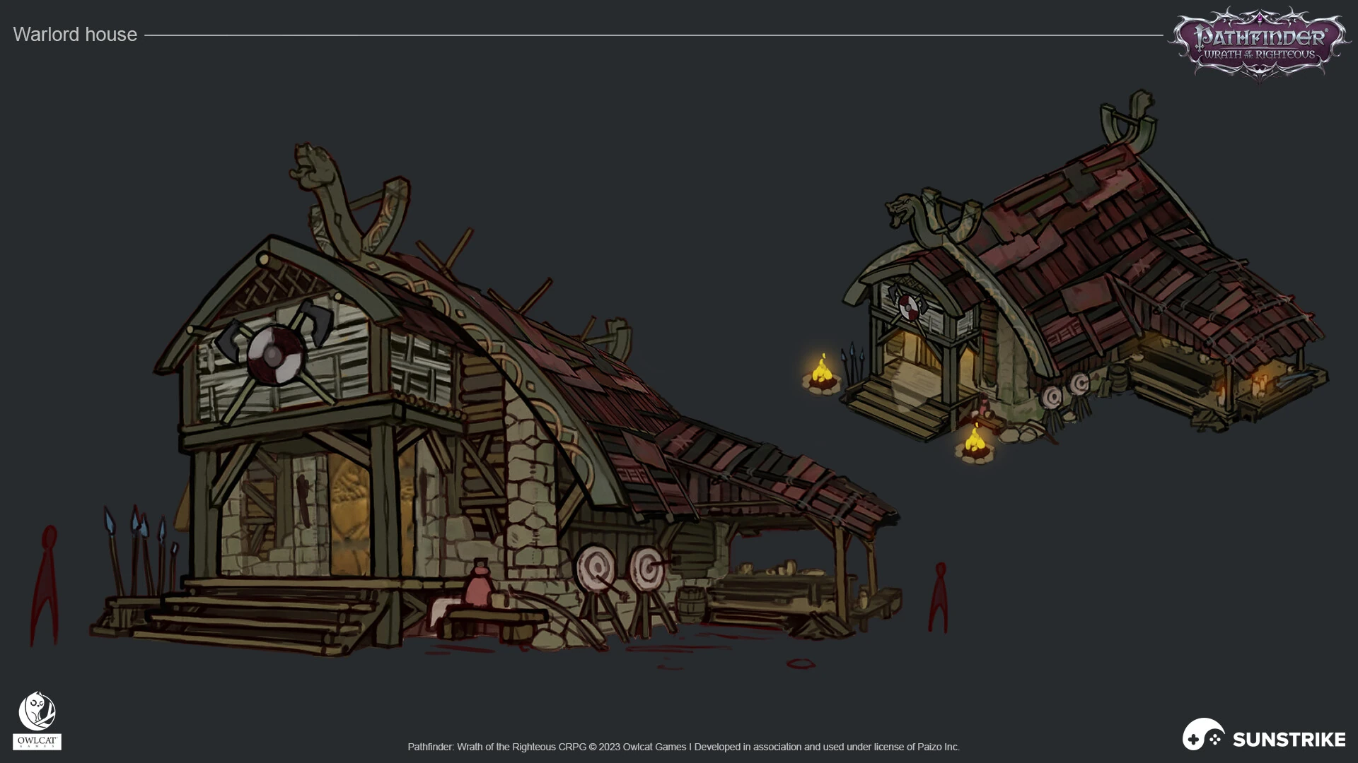 Isometric scene from Owlcat Games: Pathfinder