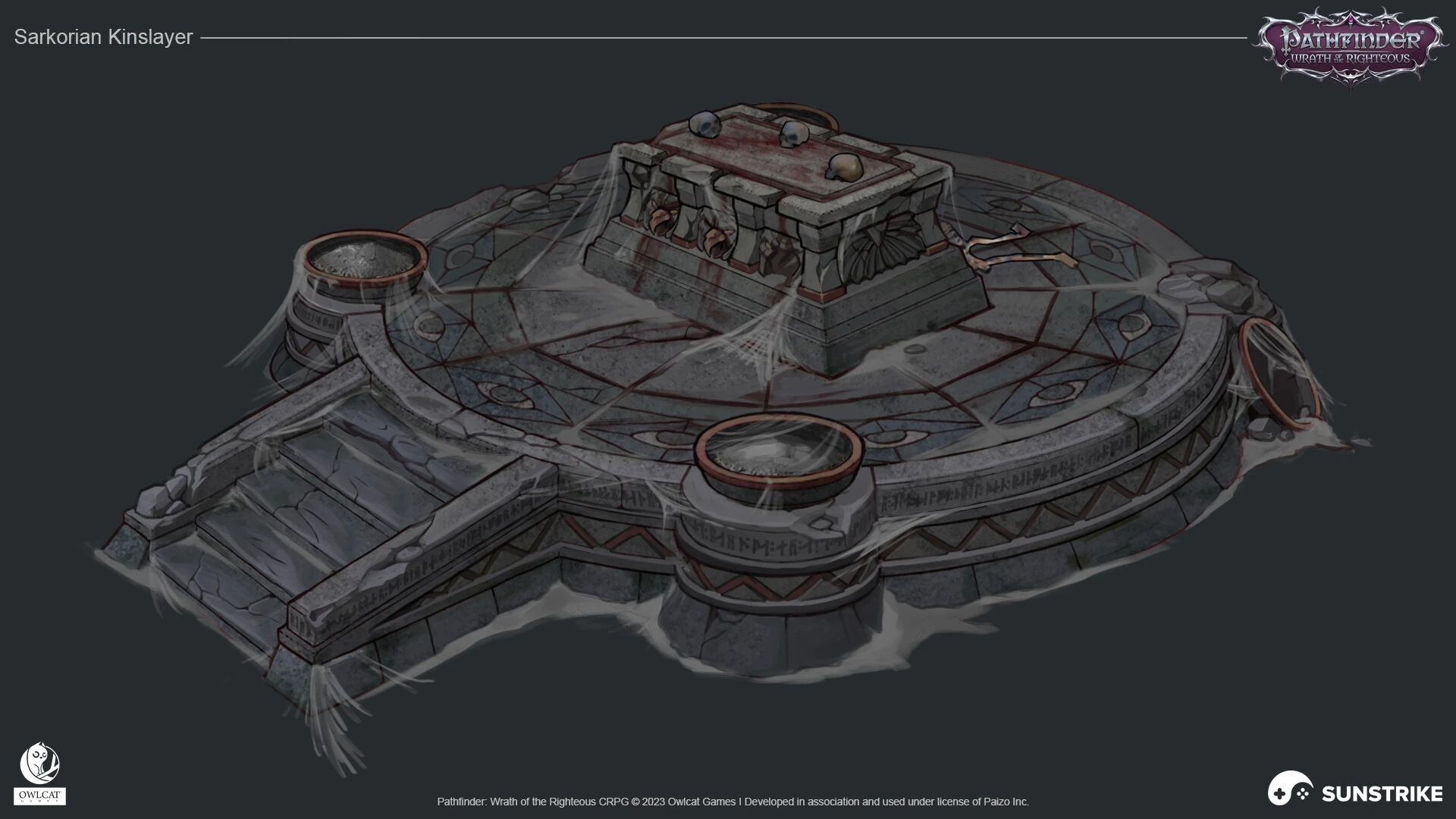 Isometric environment frame from Owlcat Games: Pathfinder