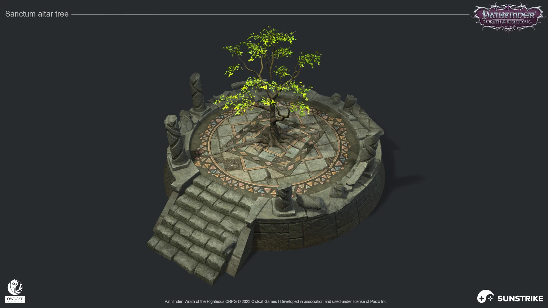 Isometric location design for Owlcat Games: Pathfinder