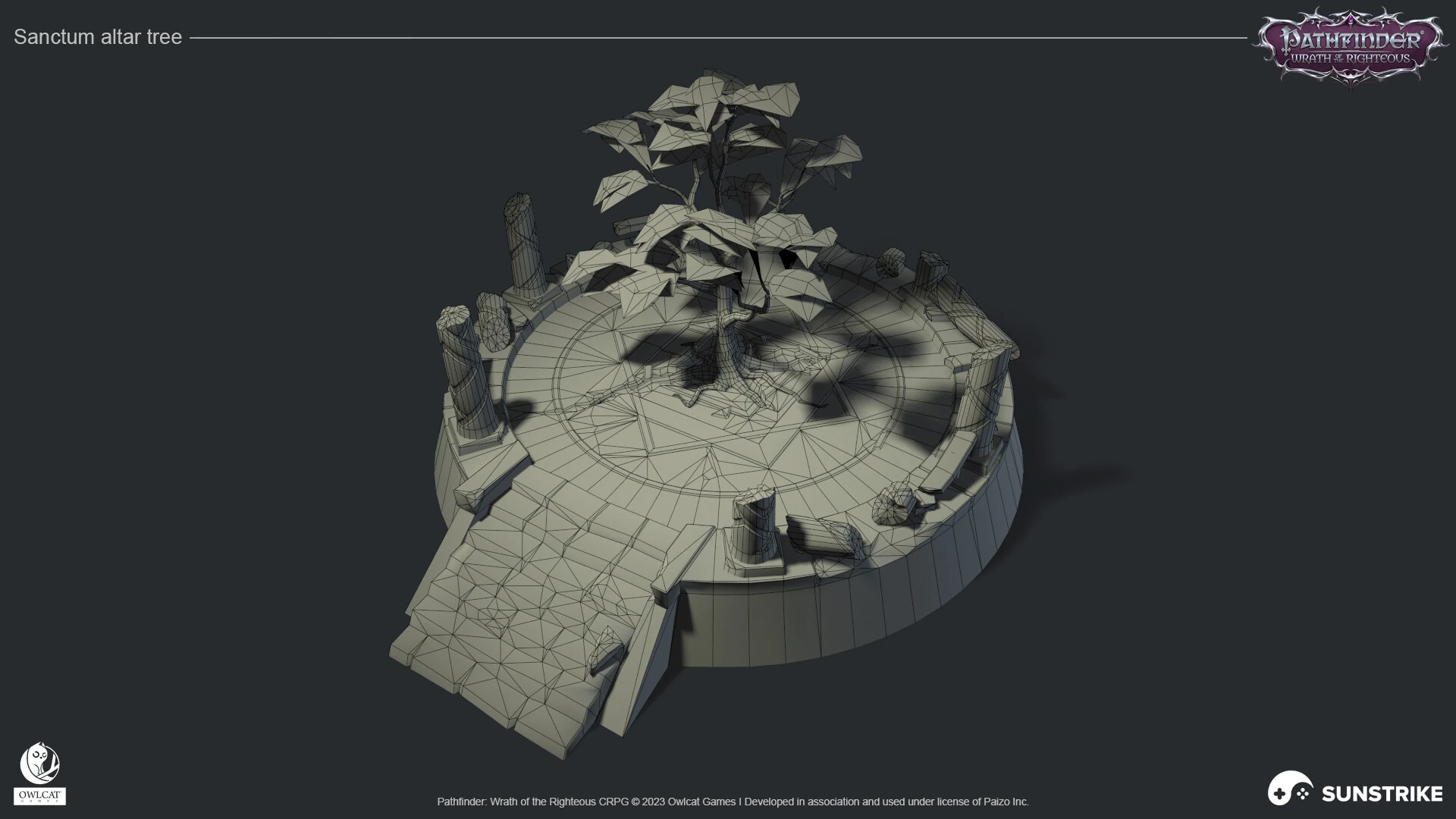 Isometric environment frame from Owlcat Games: Pathfinder