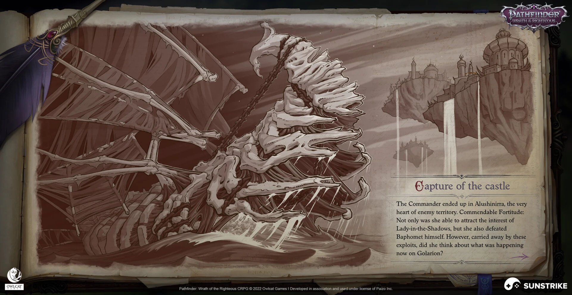 Interface element from Owlcat Games: Pathfinder