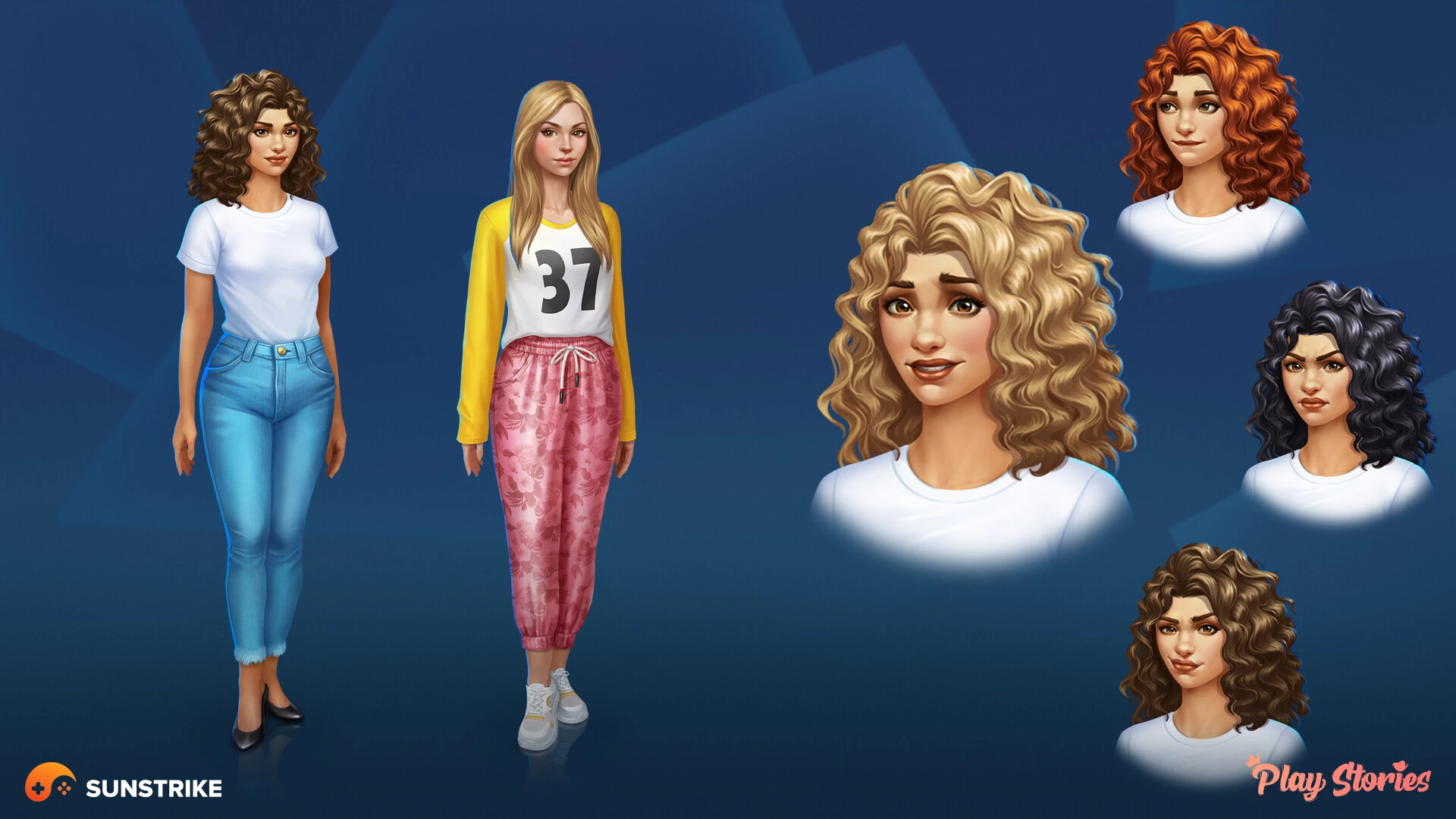 Game character art from Media Solutions: Play Stories