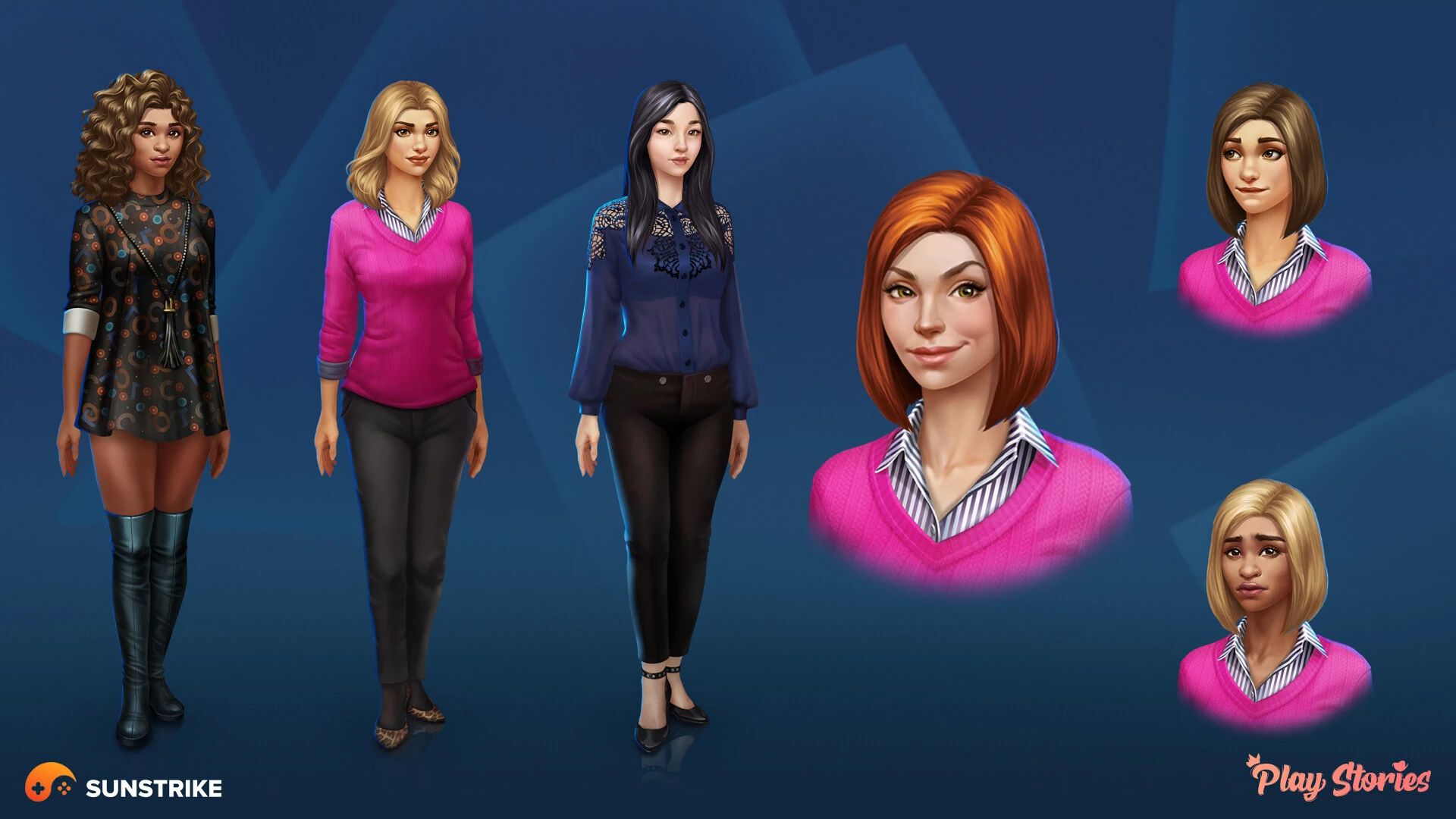 Stylized 2D game characters for casual mobile games - Media Solutions: Play Stories