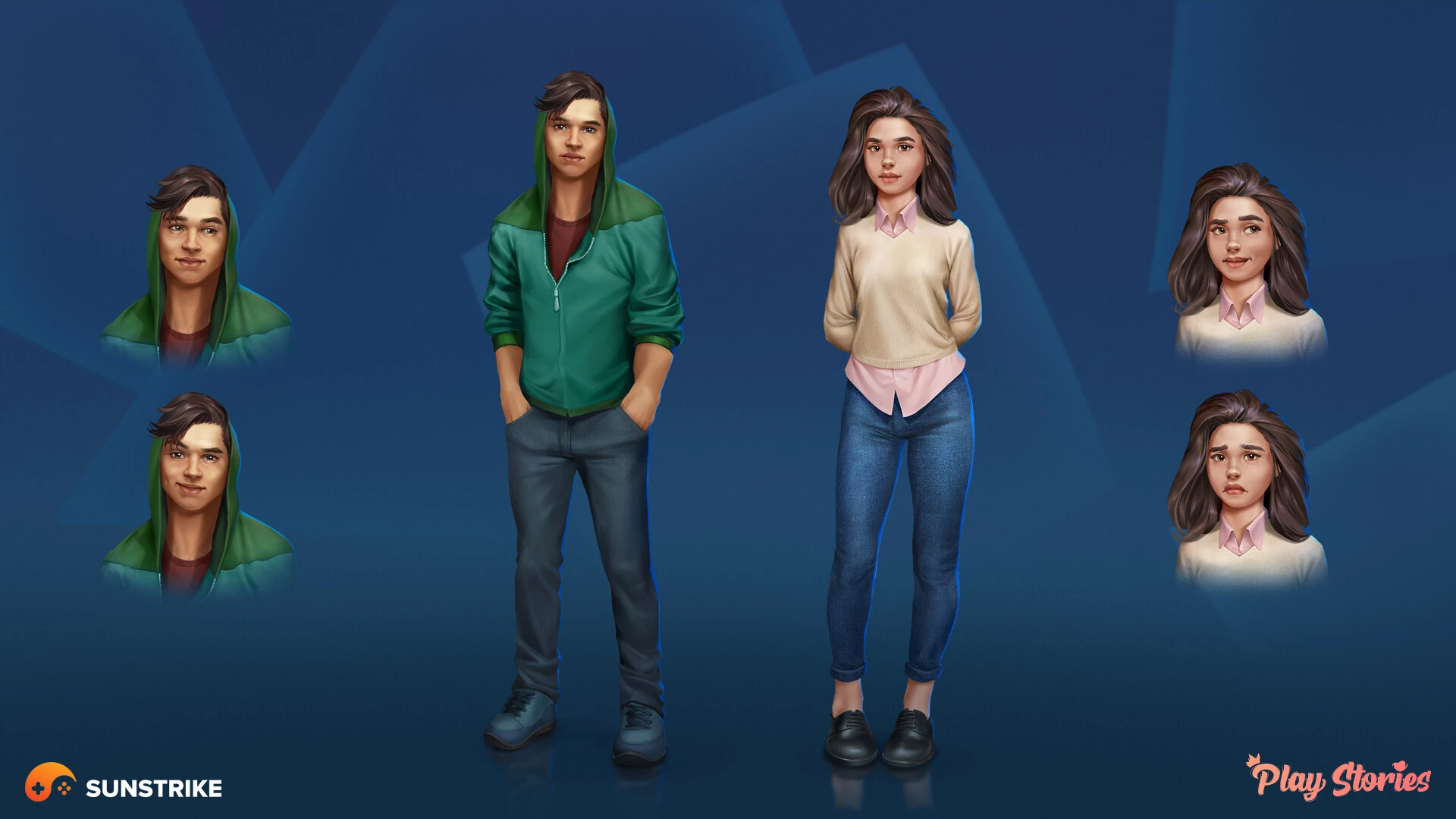 2D character production for Media Solutions: Play Stories