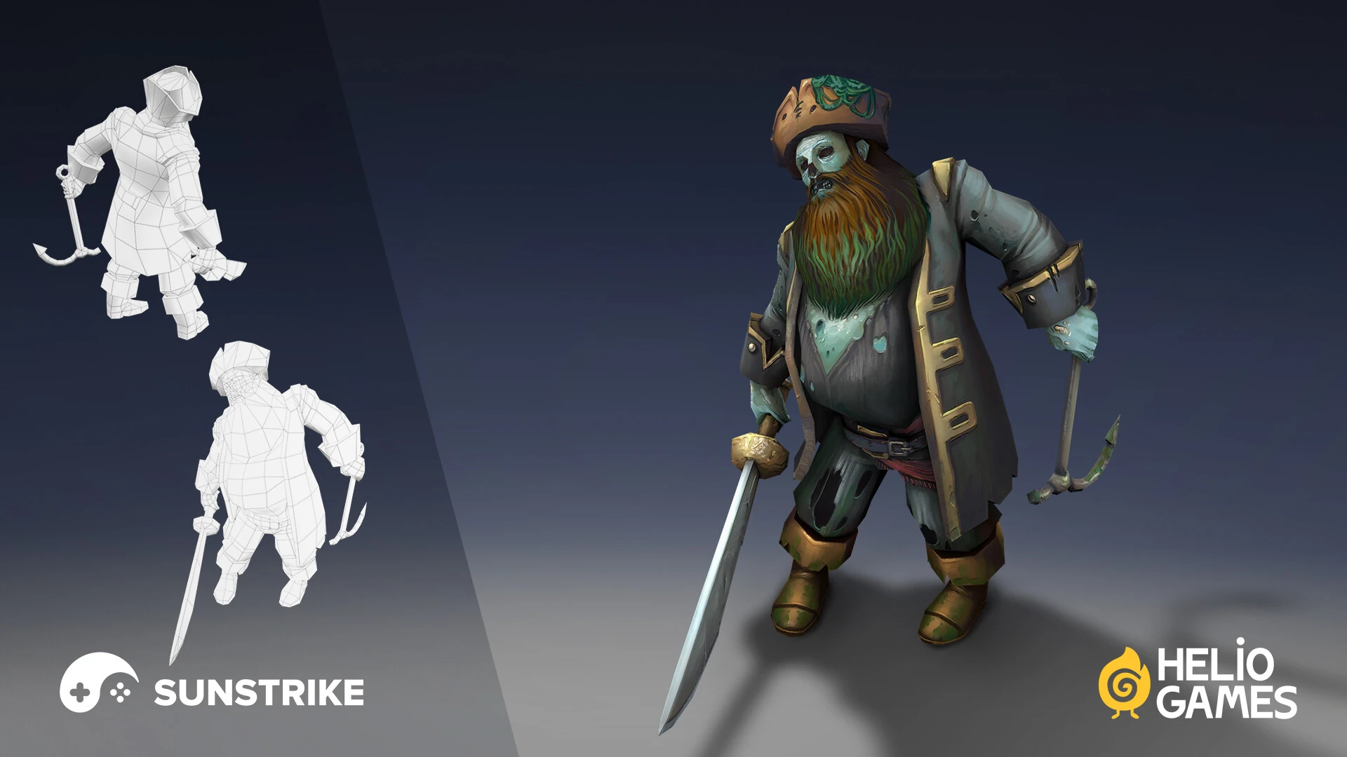 Stylized 3D game characters for survival games - Helio Games: Mutiny