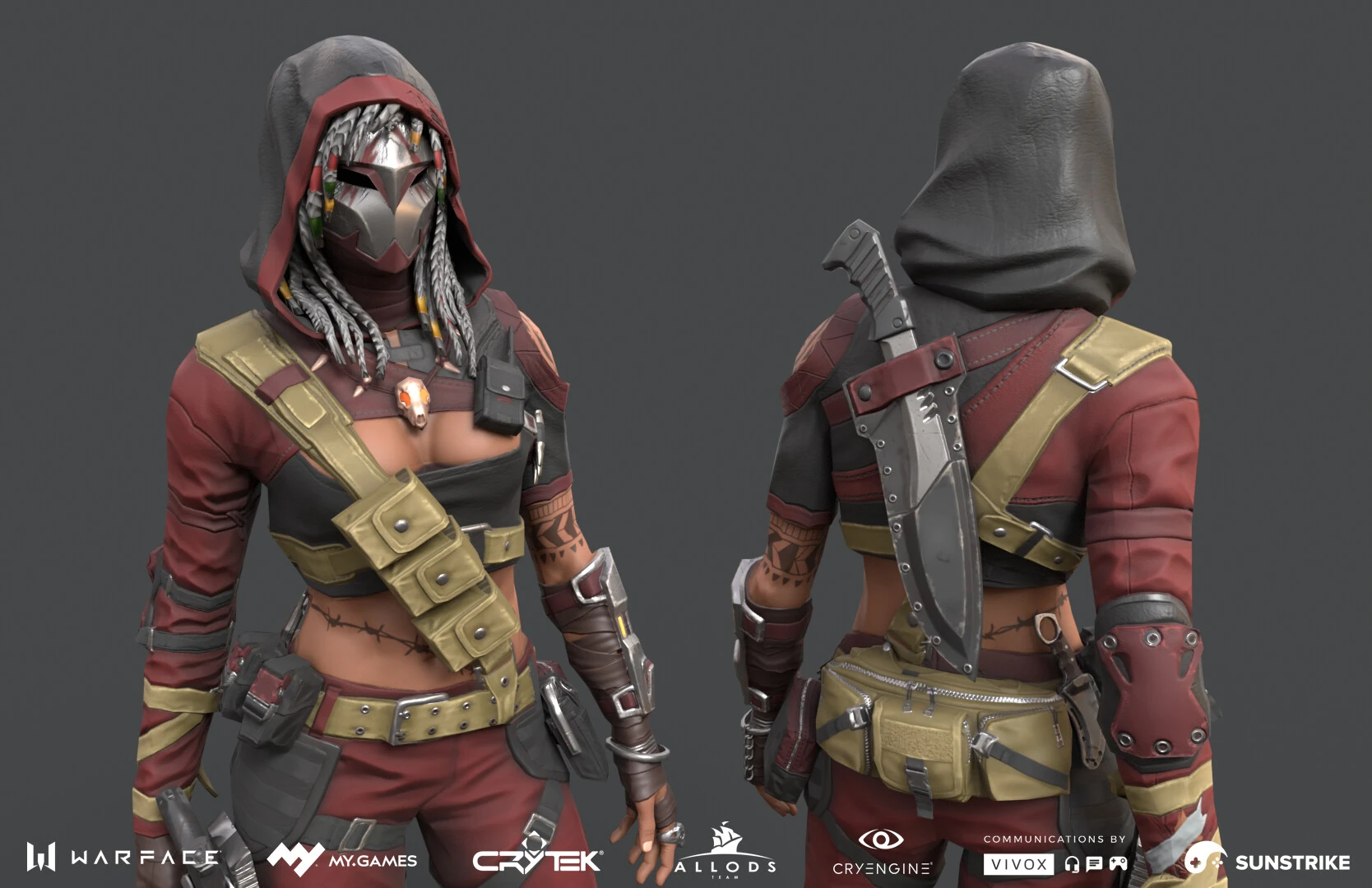 Hero character from Astrum: Warface